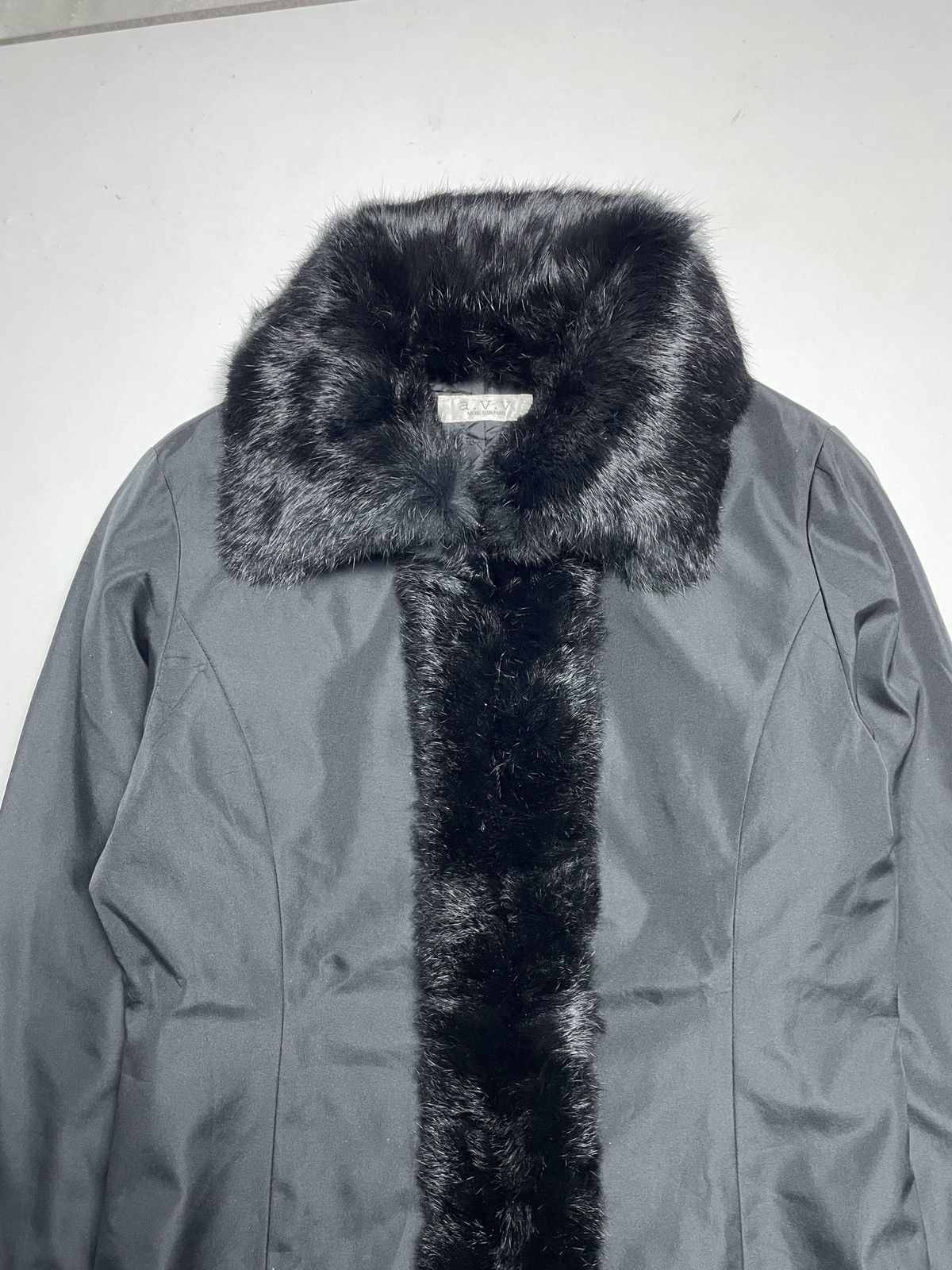 Michel Klein 2000’s Michel Klein - Vkei Style Black Faux Fur Jacket Size US S / EU 44-46 / 1 - 13 Thumbnail