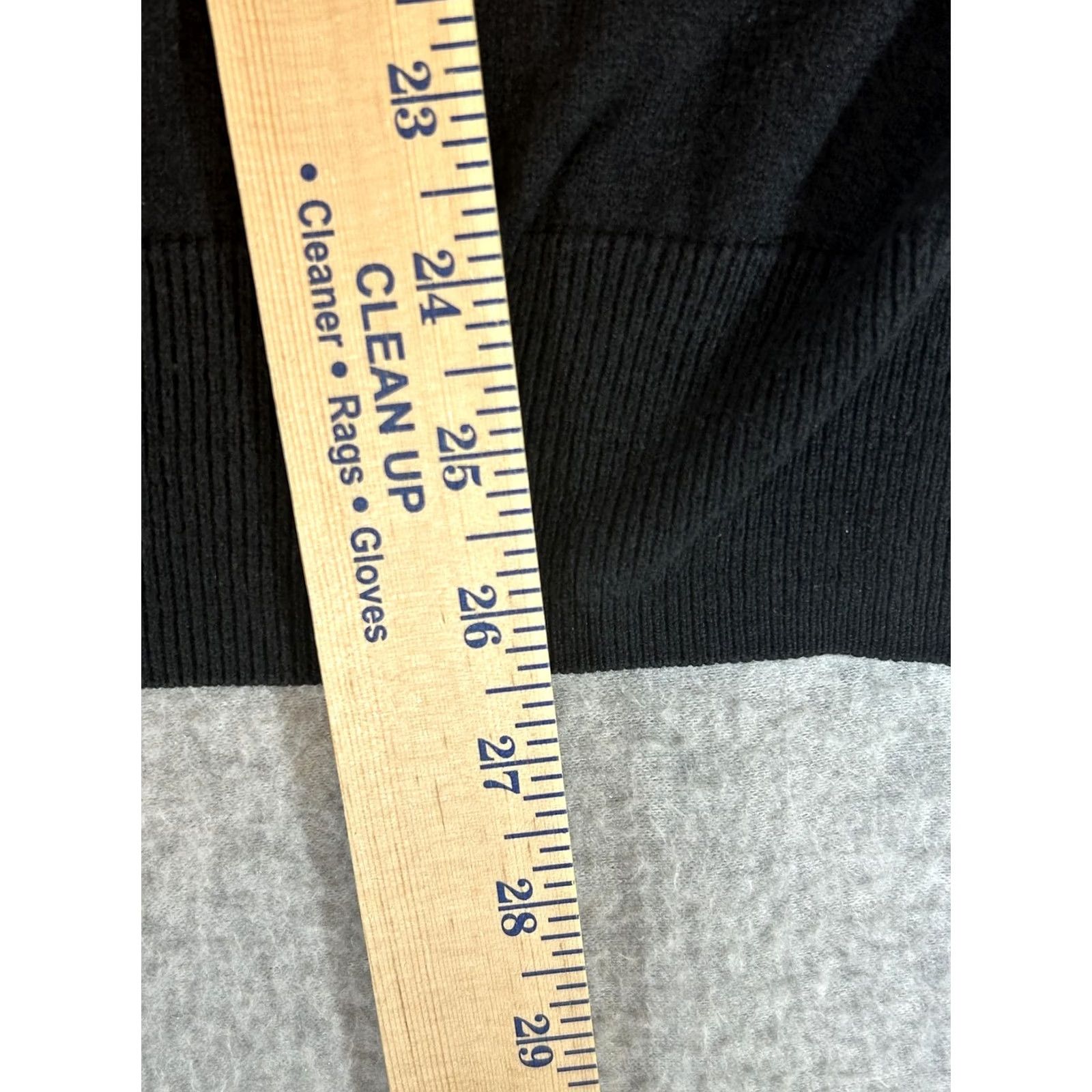 Orvis Orvis Sweater Mens XL Black Cotton Silk Cashmere 1/4 Zip Mock Neck Pullover Knit Size US XL / EU 56 / 4 - 5 Thumbnail