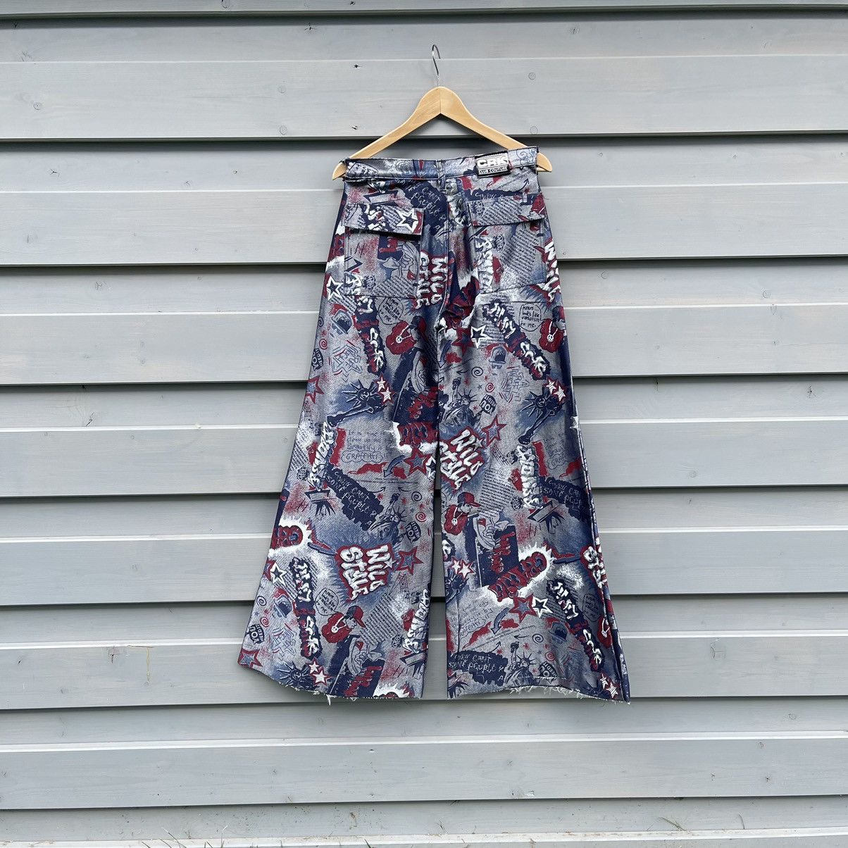 Affliction × JNCO × Vintage Y2K Wide Leg Graffiti Denim baggy skate vintage hip hop rap Size US 30 / EU 46 - 1 Thumbnail