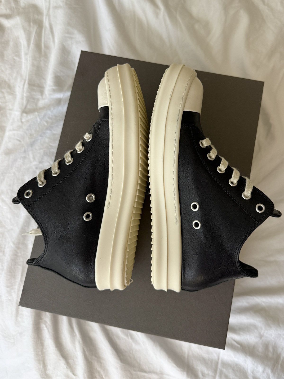 Rick Owens Ramones Low Top Size US 7 / IT 37 - 8 Thumbnail