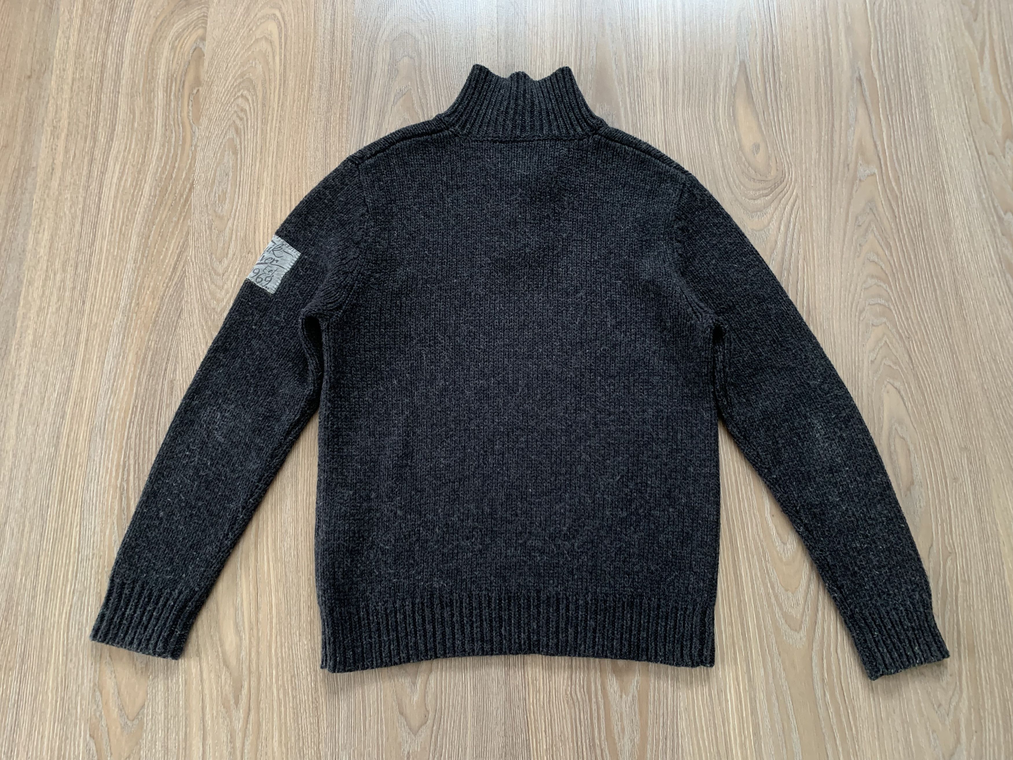 Quicksilver Vintage Quicksilver Grey Wool 1\4 Zip Sweater Size US M / EU 48-50 / 2 - 3 Thumbnail