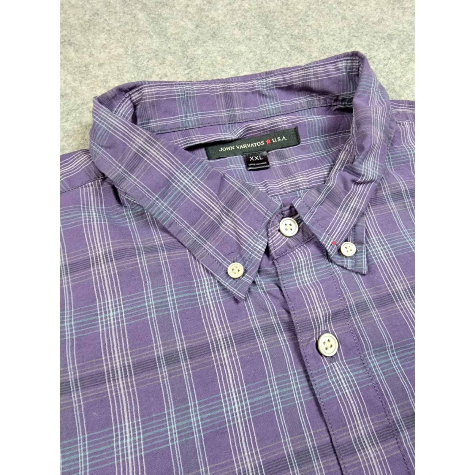 John Varvatos John Varvatos Shirt Mens 2XL Plaid Button-Down Casual Classic Preppy Multicolor Cotton Button-Up Shirt Mens 2XL Size US XXL / EU 58 / 5 - 3 Thumbnail
