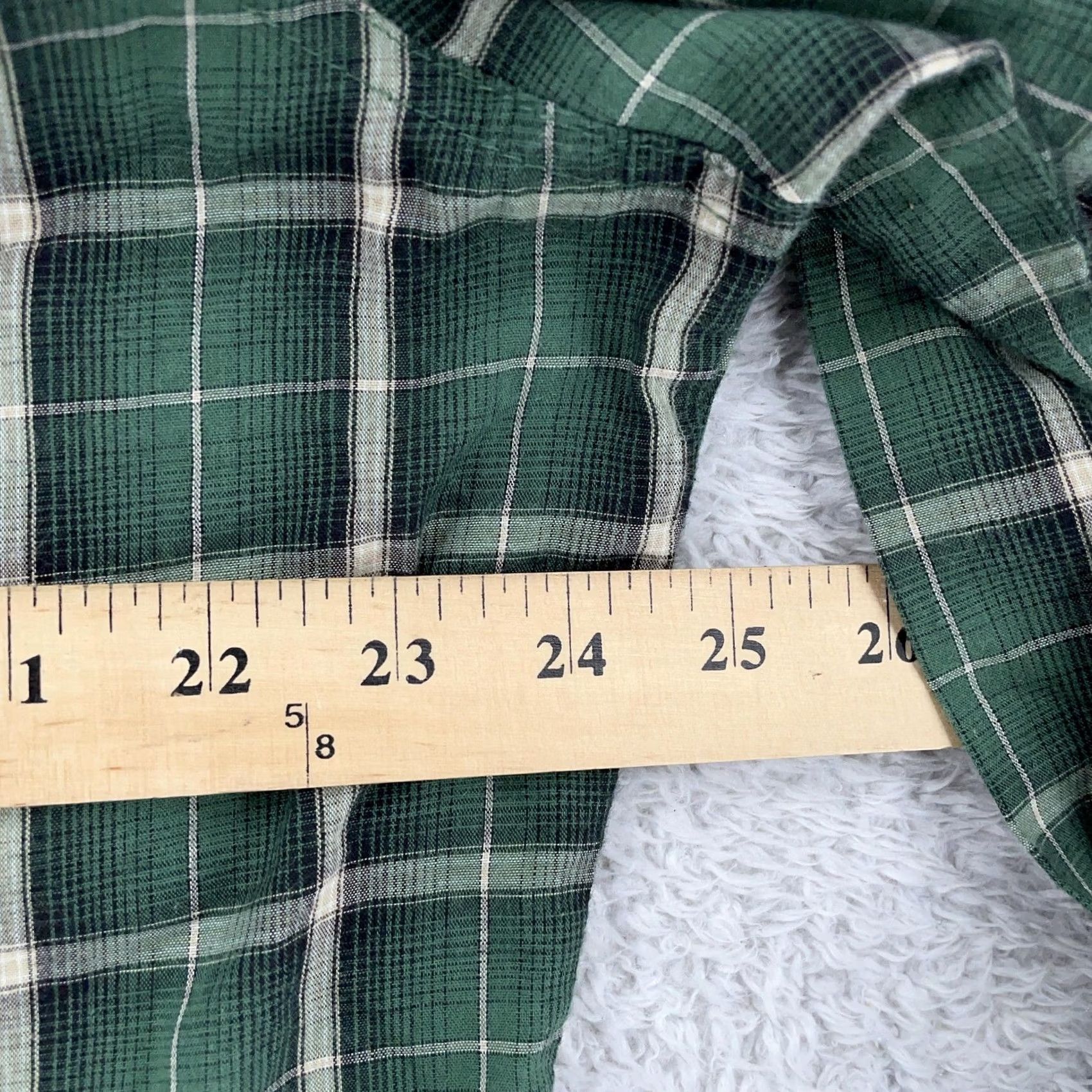 Wrangler Wrangler Shirt Mens XL Green Plaid Pearl Snap Western Collared MTW1229 Size US XL / EU 56 / 4 - 5 Thumbnail