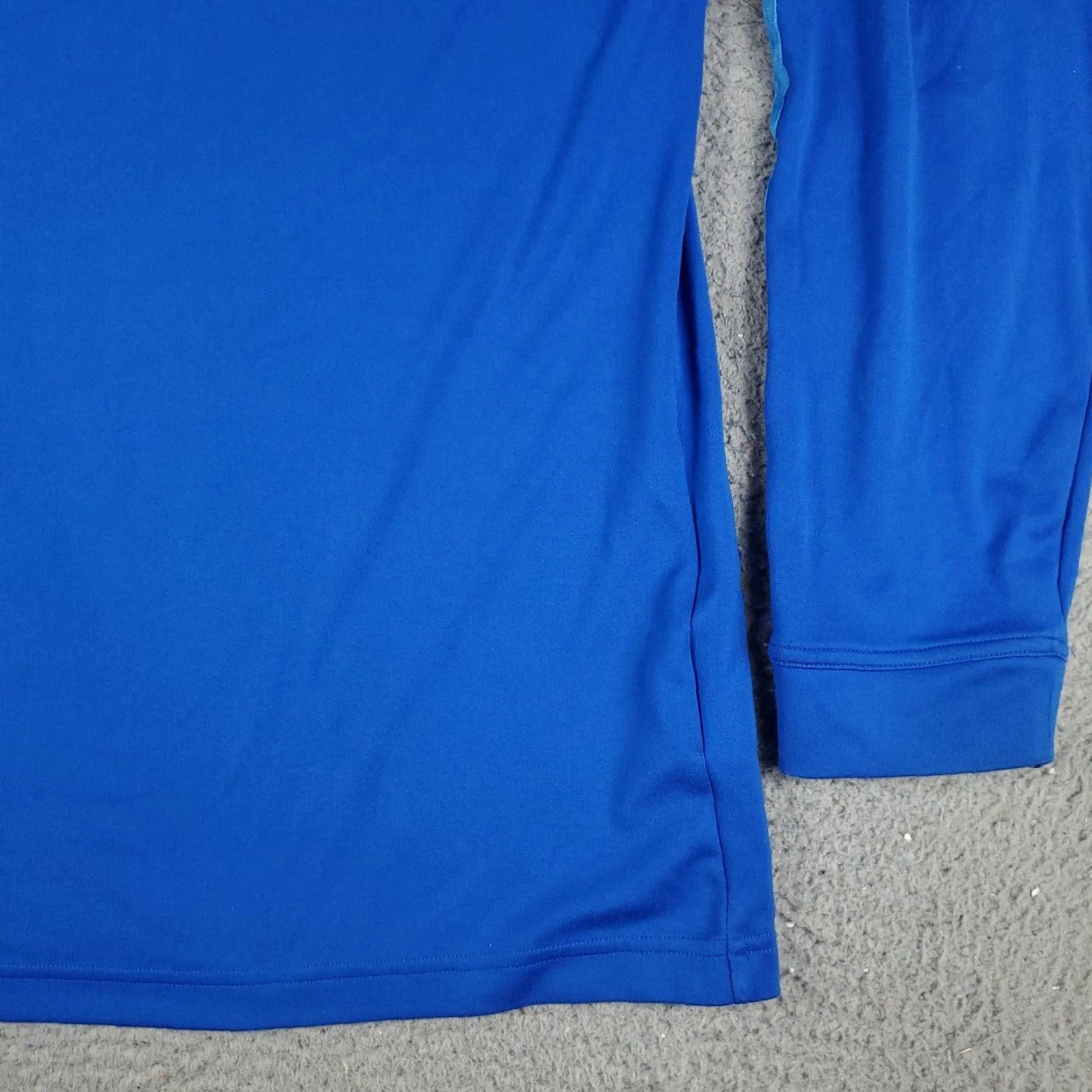 Adidas Adidas Sweater Mens XL Blue 1/4 Zip Pullover Casual Knit Size US XL / EU 56 / 4 - 4 Thumbnail