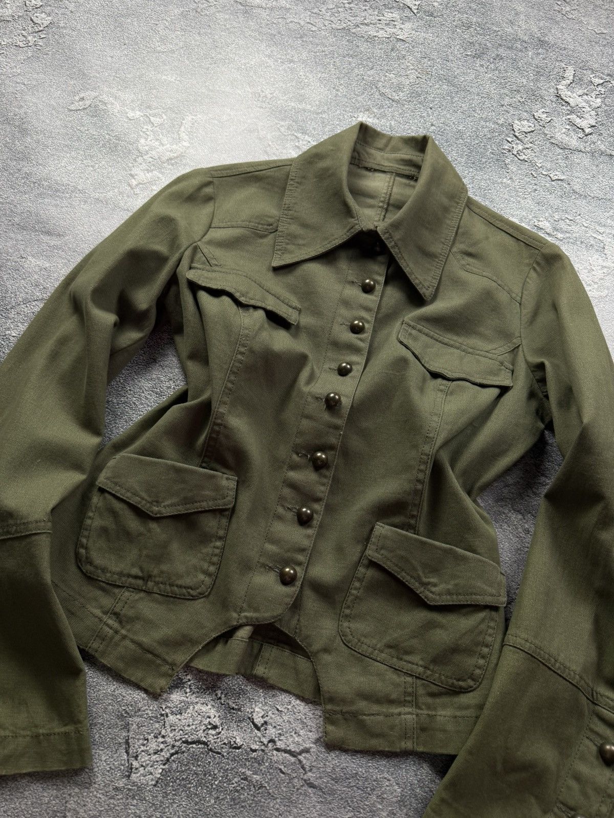 Ann Demeulemeester VNTG Napoleon Asymmetrical Jacket Ifsixwasnine LGB Balmain Size US S / EU 44-46 / 1 - 8 Thumbnail