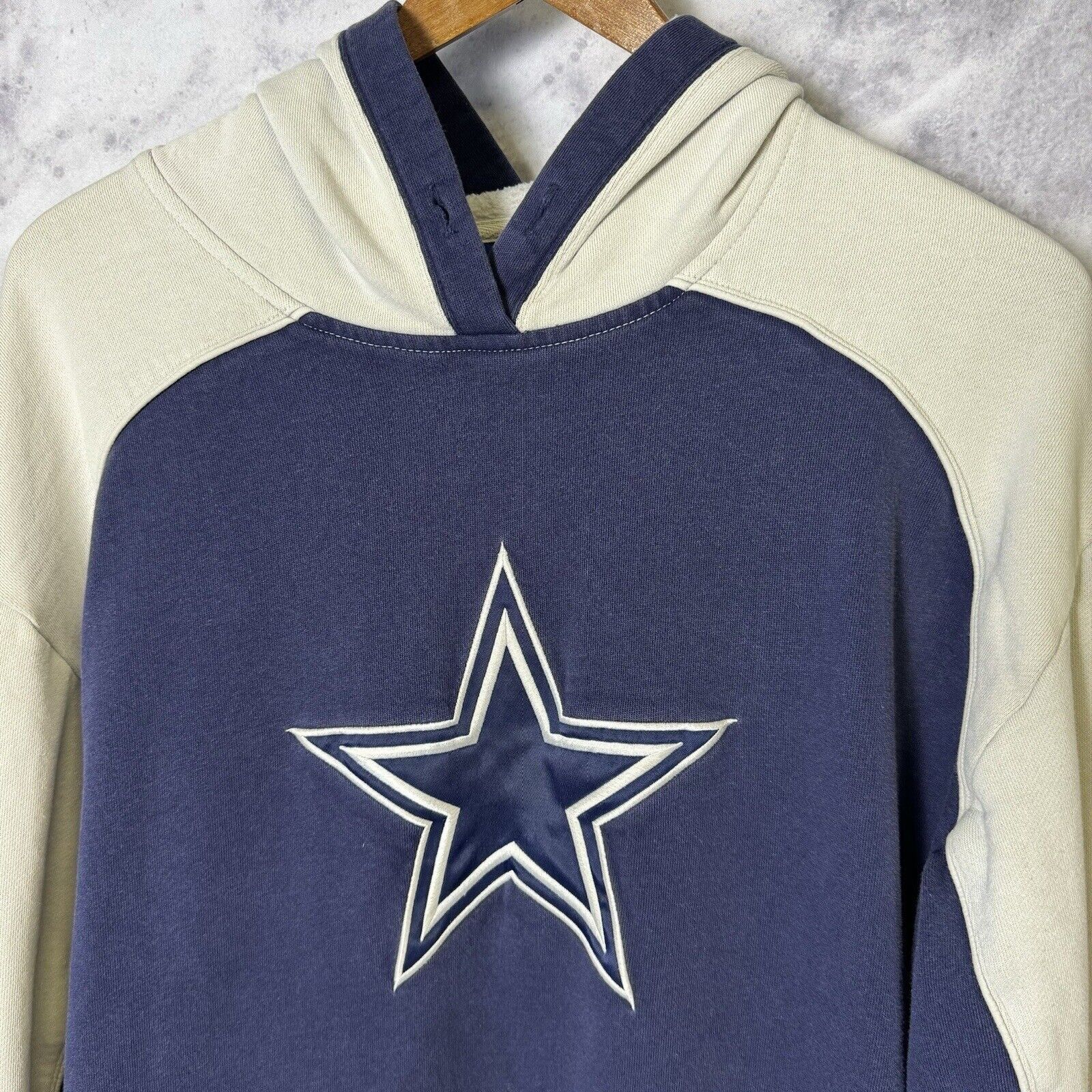 NFL Vintage Dallas Cowboys Hoodie Sweatshirt Mens XL 25.5x28 Size US XL / EU 56 / 4 - 3 Thumbnail