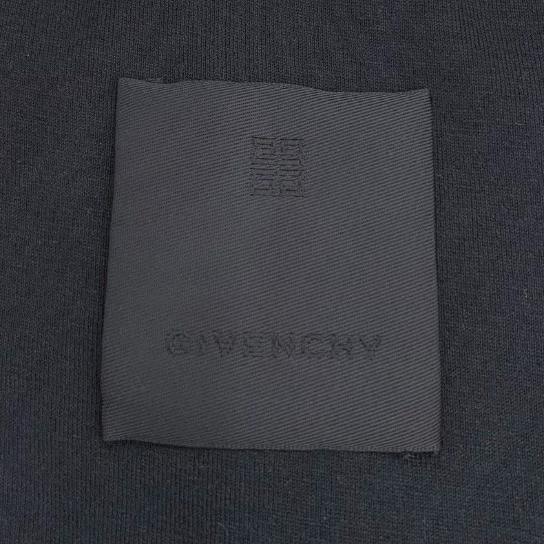 Givenchy Givenchy Black Cotton Round-Neck Short-Sleeve T-Shirt Size US M / EU 48-50 / 2 - 5 Thumbnail