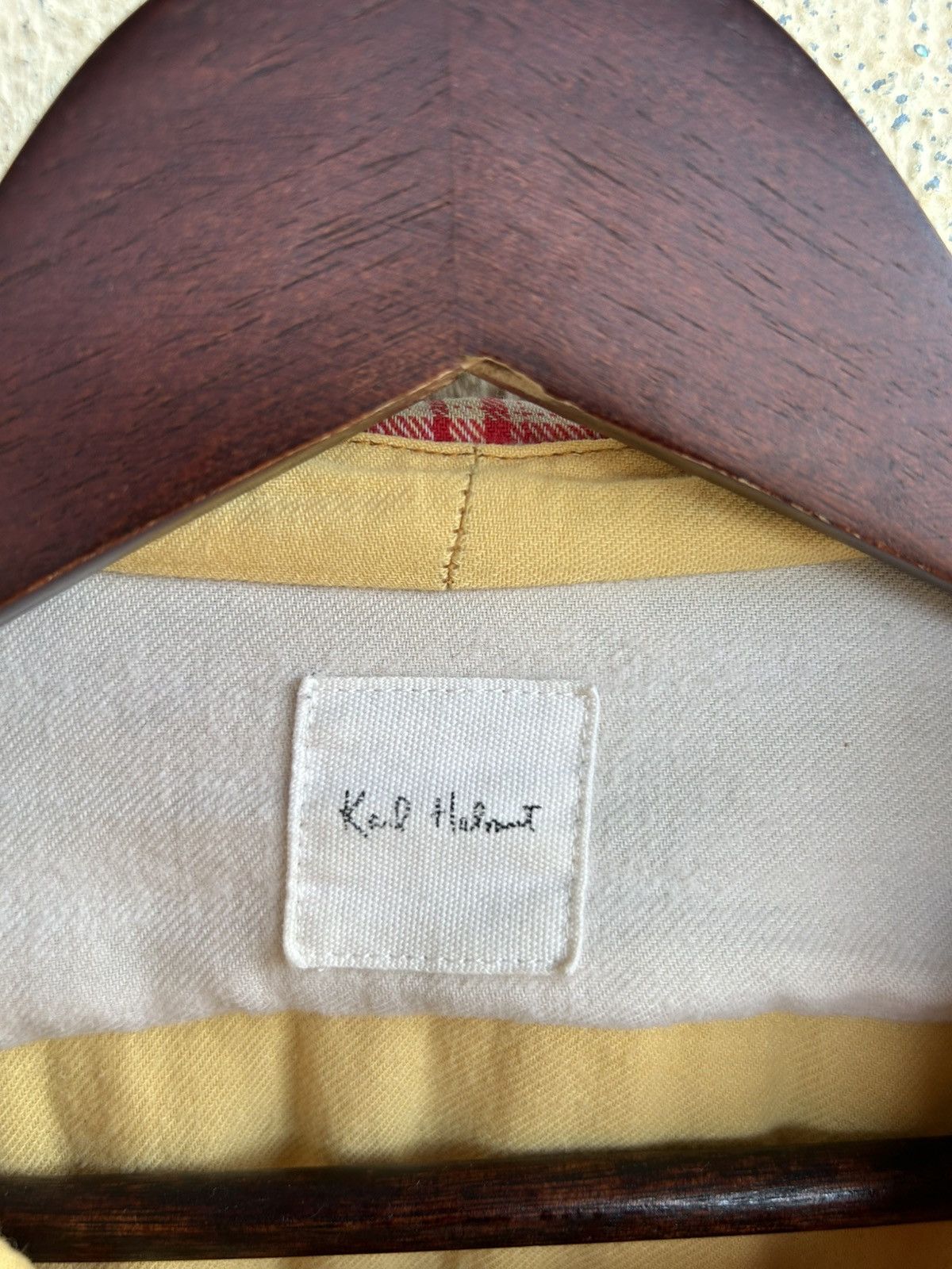 Karl Helmut Karl Helmut Patchworks Hooded Shirt Size US XL / EU 56 / 4 - 11 Thumbnail