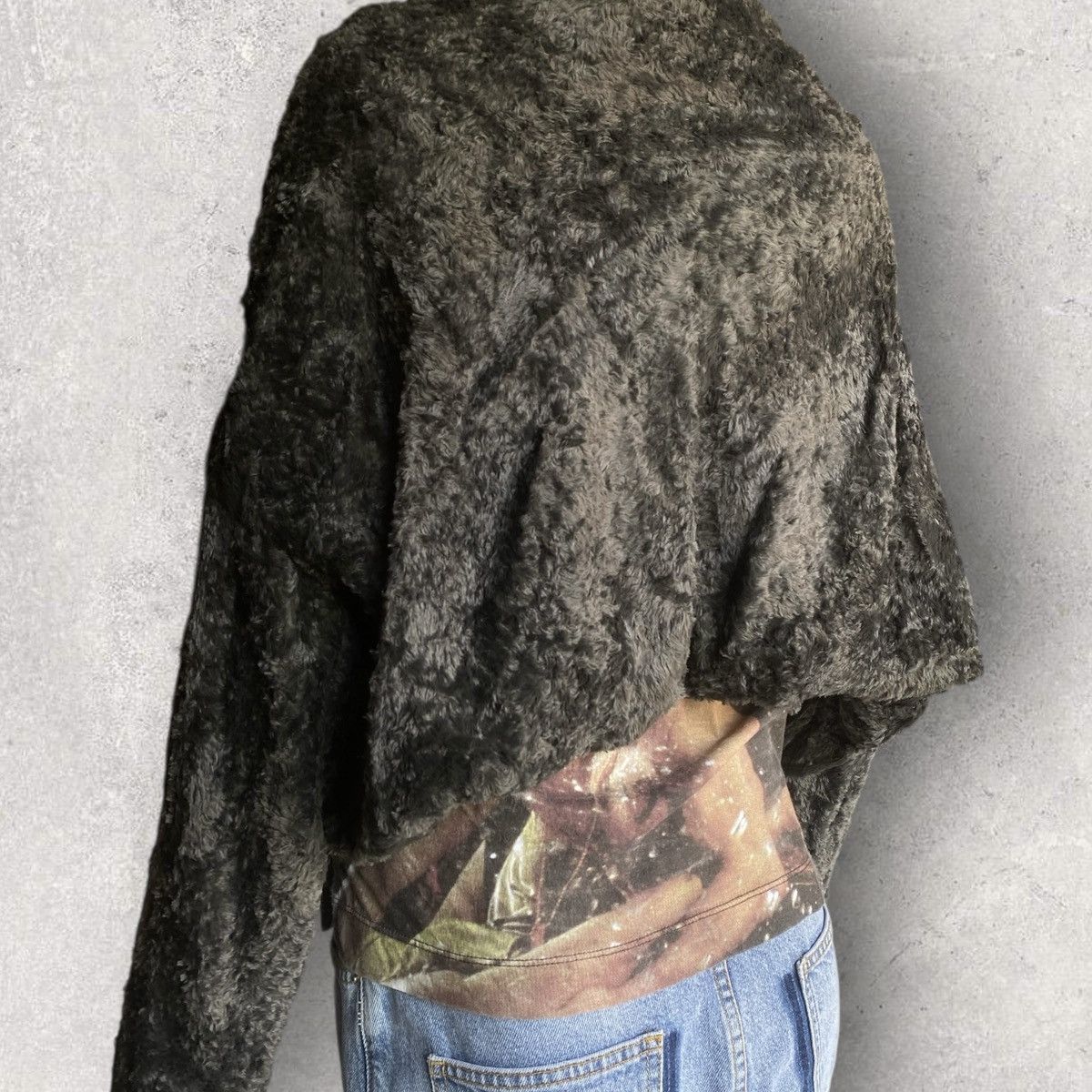 Yohji Yamamoto Fall12 Oversize Shearling Jacket Size S / US 4 / IT 40 - 8 Thumbnail