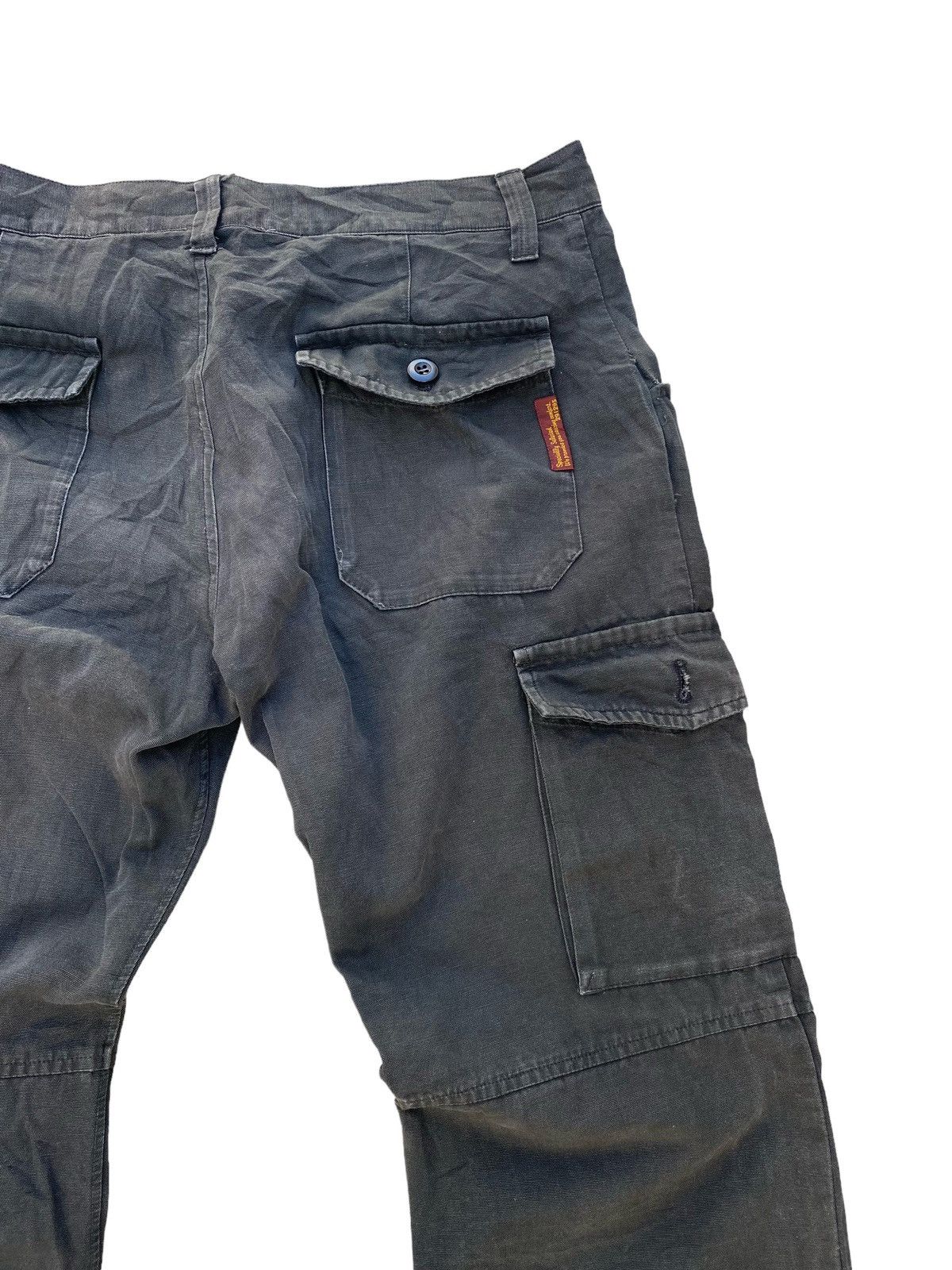 Japanese Brand Vtg 90s 291295 HOMME japan designer 3D cargo pocket pant Size US 30 / EU 46 - 6 Thumbnail