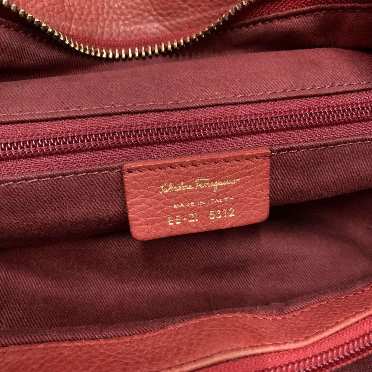 Salvatore Ferragamo Salvatore Ferragamo Red Shoulder Bag Size ONE SIZE - 16 Thumbnail