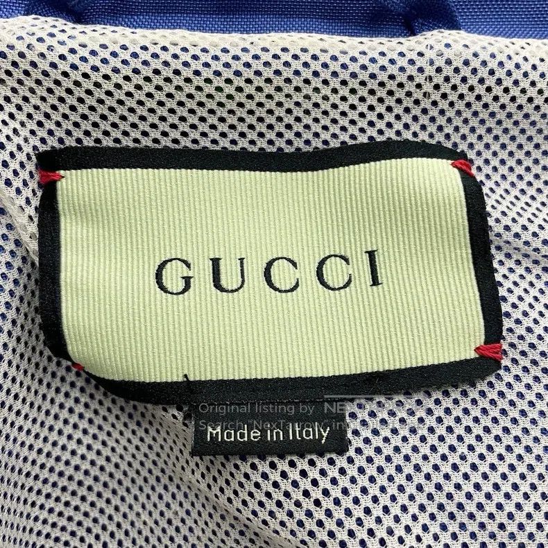 Gucci Gucci Logo Apple Series Blue Jacket Size US M / EU 48-50 / 2 - 4 Thumbnail