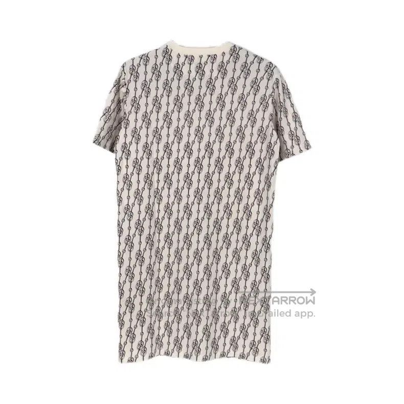 Hermes Hermes White Rope Pattern Short Sleeve Dress Size XS / US 0-2 / IT 36-38 - 2 Thumbnail
