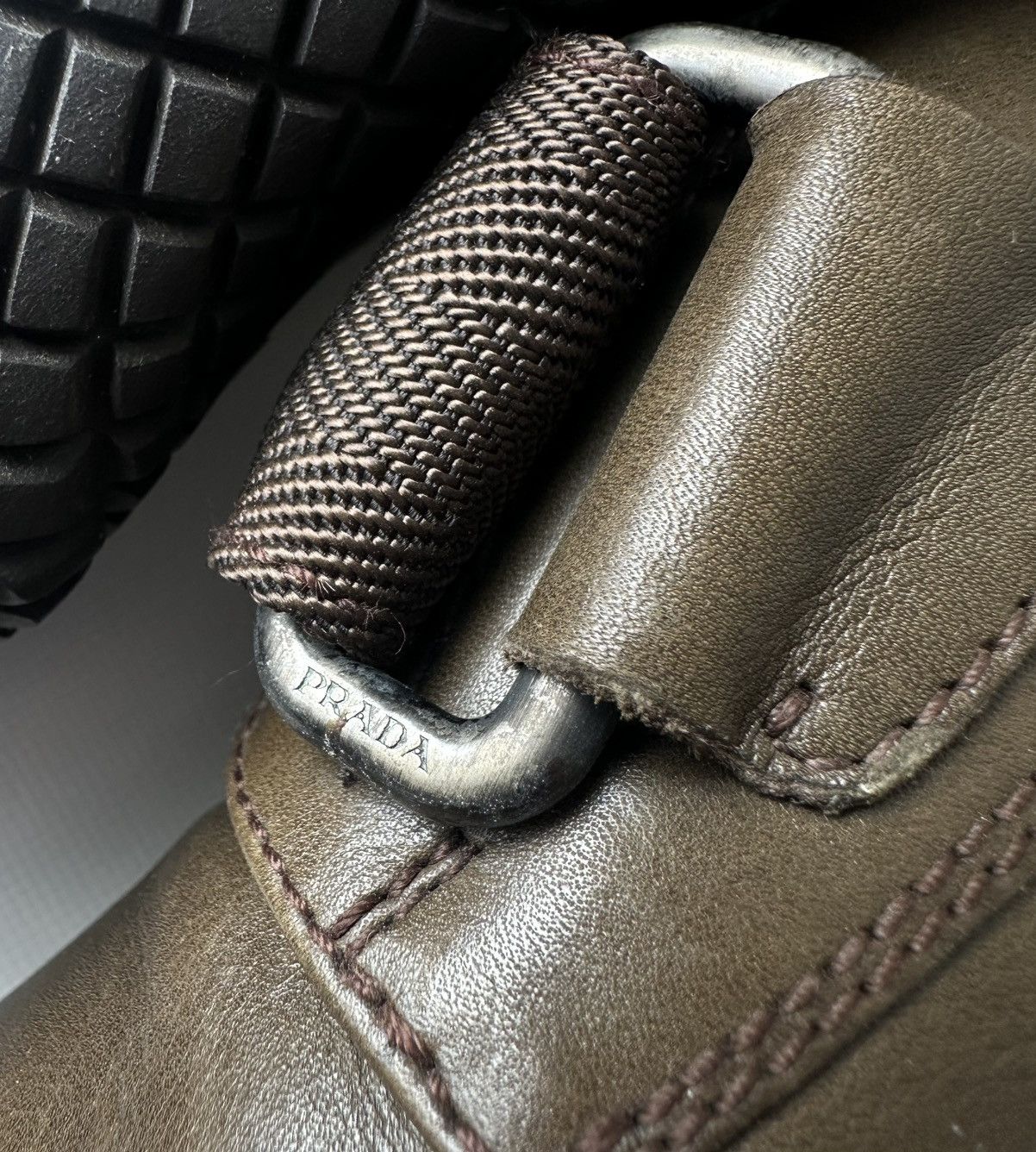 Prada Prada FW99 Leather strap trainers vibram sole Size US 5.5 / IT 35.5 - 8 Thumbnail
