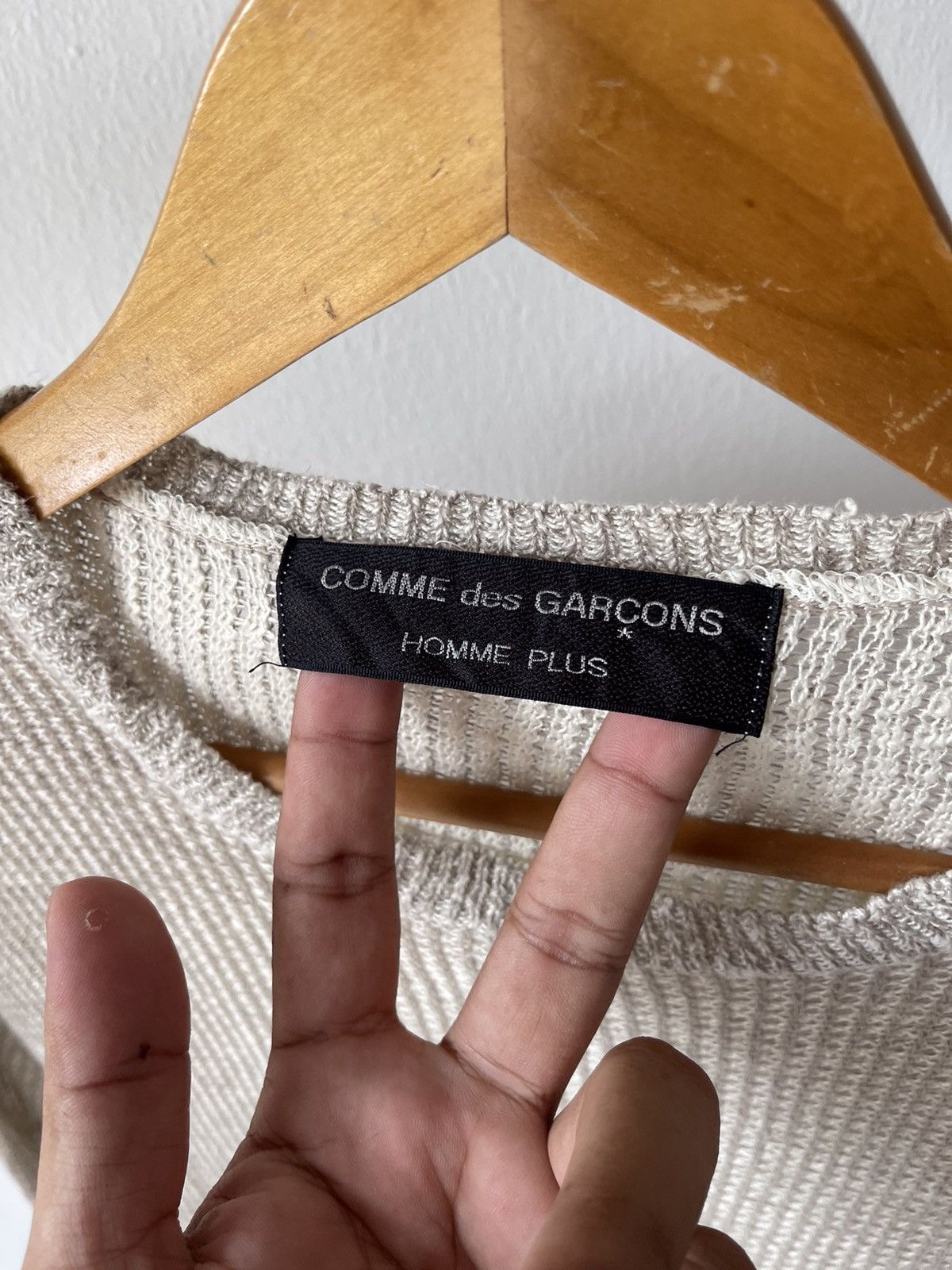 Comme des Garcons Homme × Comme des Garcons Homme Plus × Rei Kawakubo AD1996 Comme Des Garcons Homme Plus Linen Silk Knit Size US M / EU 48-50 / 2 - 10 Thumbnail