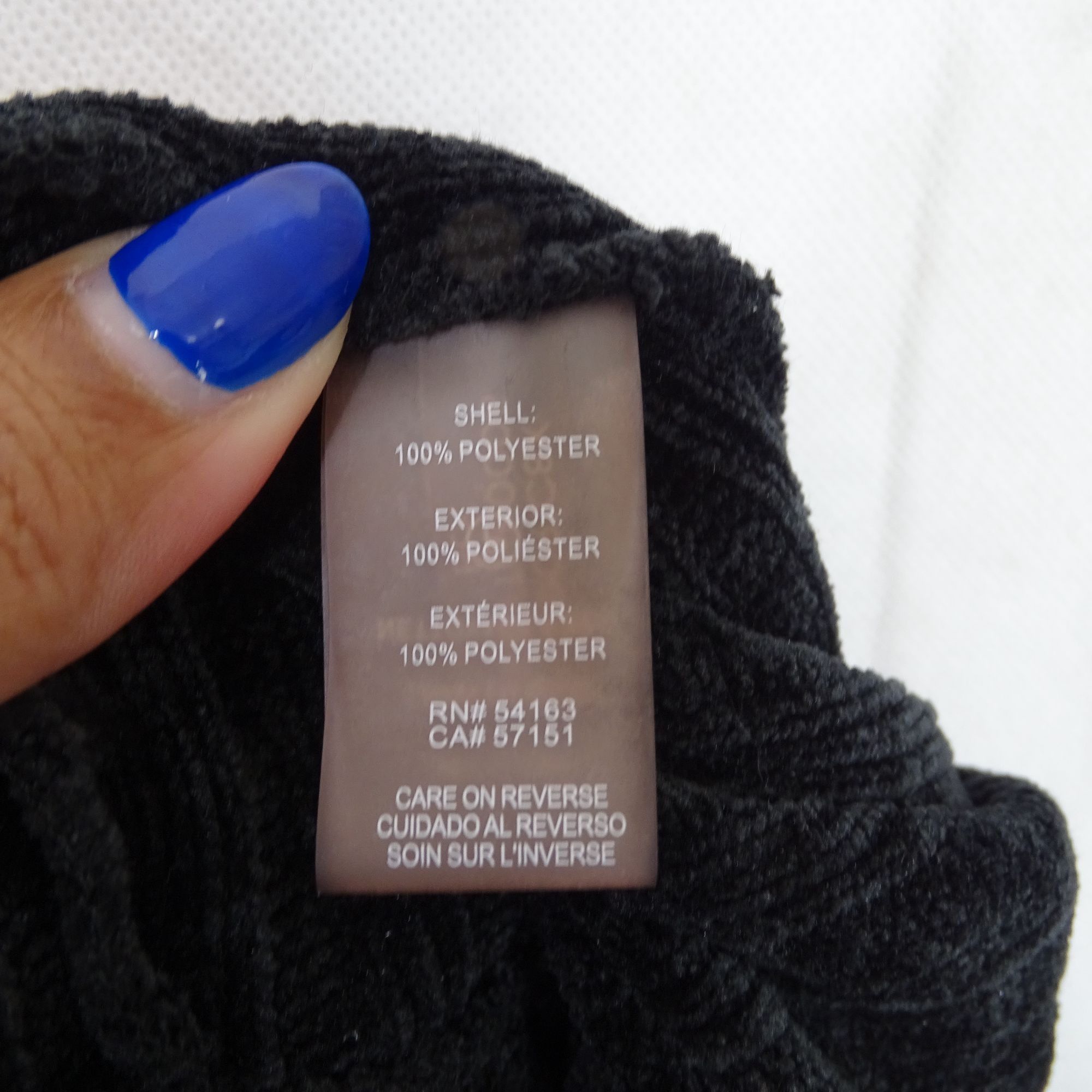 Calvin Klein Calvin Klein Black Jacket Open Front Women Size L Plush Text Size L / US 10 / IT 46 - 5 Thumbnail