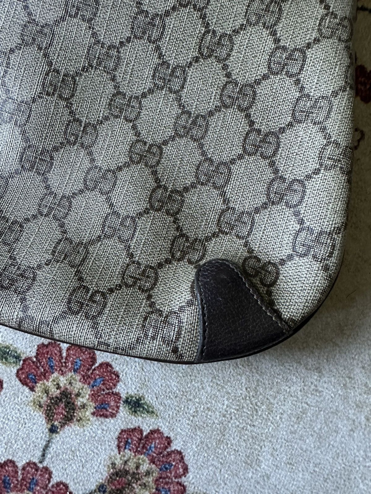 Gucci Vintage GUCCI GG Supreme Web Sherry Line Shoulder Bag Size ONE SIZE - 18 Thumbnail
