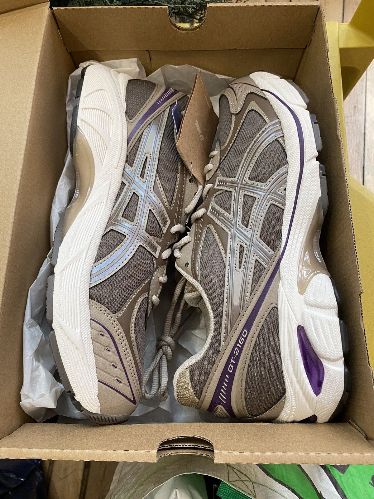 Asics ASICS GT-2160 Dark Taupe Purple Size US 12 / EU 45 - 1 Thumbnail