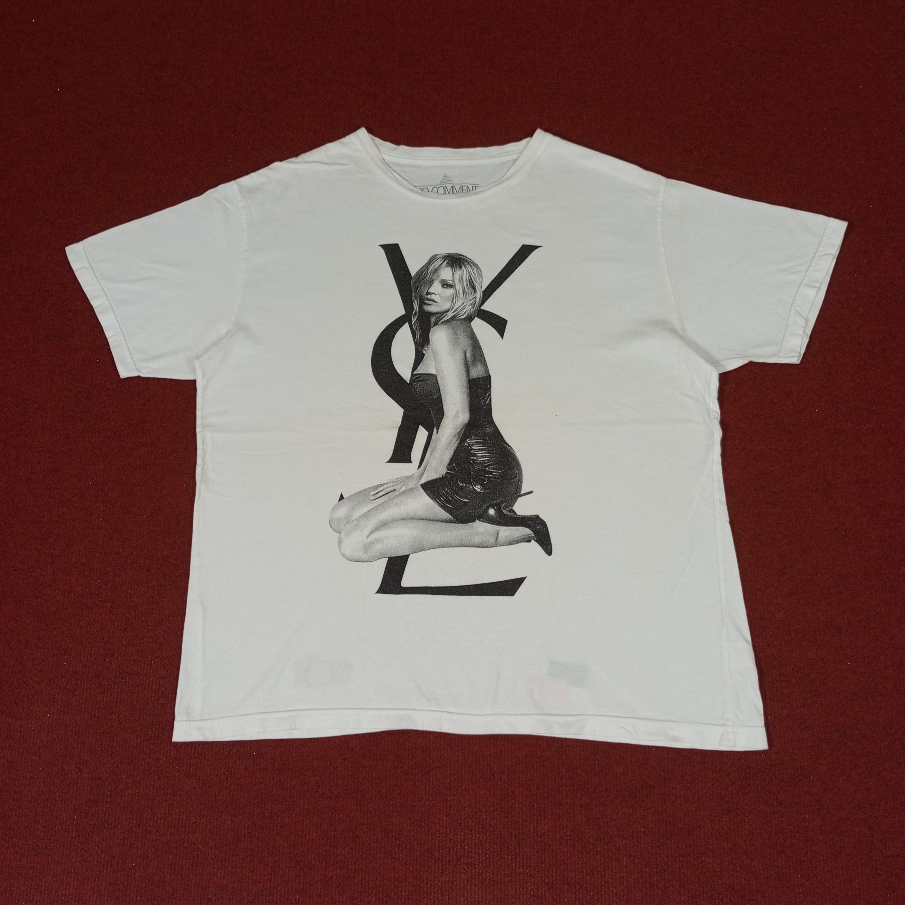 Vintage YSL Logo Design Streetwear Style Tshirt Phototees Size US L / EU 52-54 / 3 - 1 Thumbnail