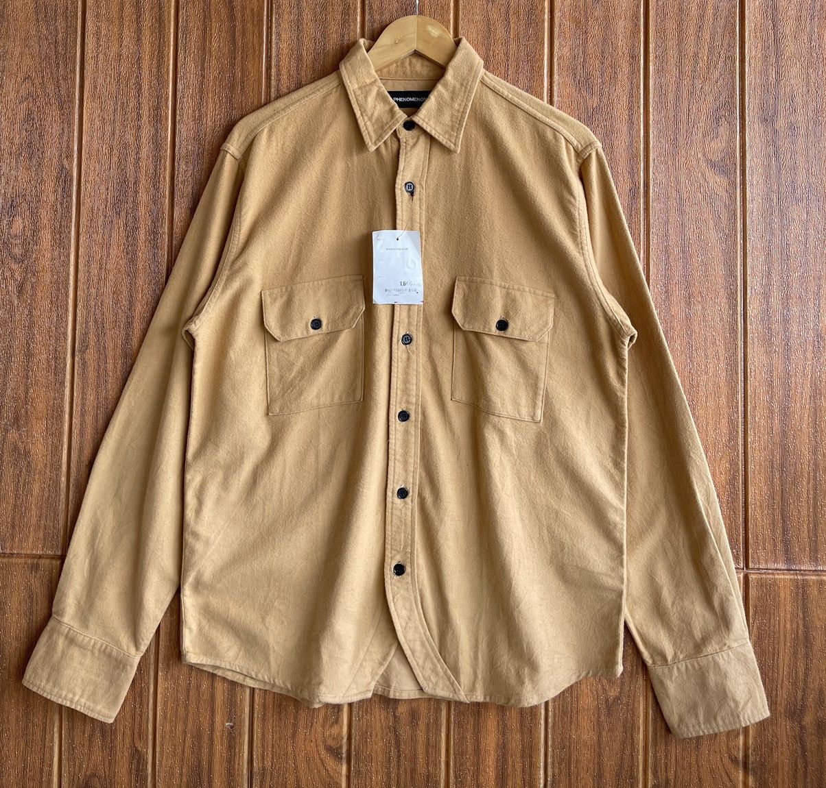PHENOMENON AW10🔥PHENOMENON🔥Chambray Shirt Button Up Japan Size US L / EU 52-54 / 3 - 2 Thumbnail