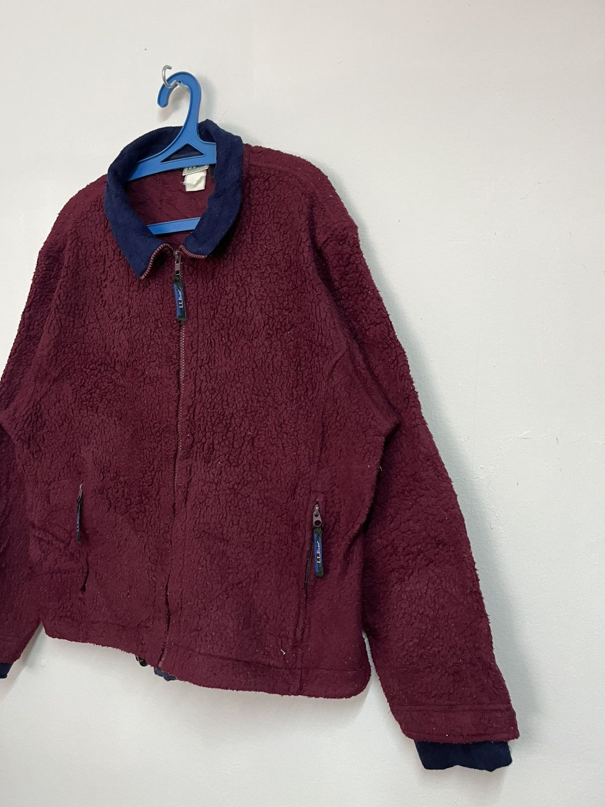 L.L. Bean 💥Vintage LL BEAN Deep Pile High Pile Fleece Size US M / EU 48-50 / 2 - 2 Thumbnail
