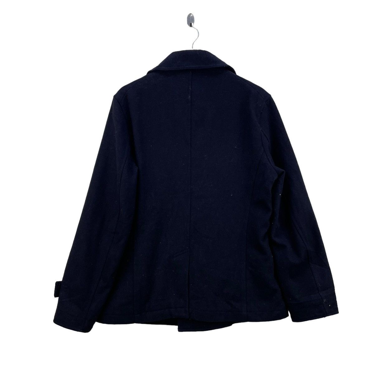 Japanese Brand × Vintage Vintage Denim Peacoat Jacket Made In Japan Size US M / EU 48-50 / 2 - 2 Thumbnail