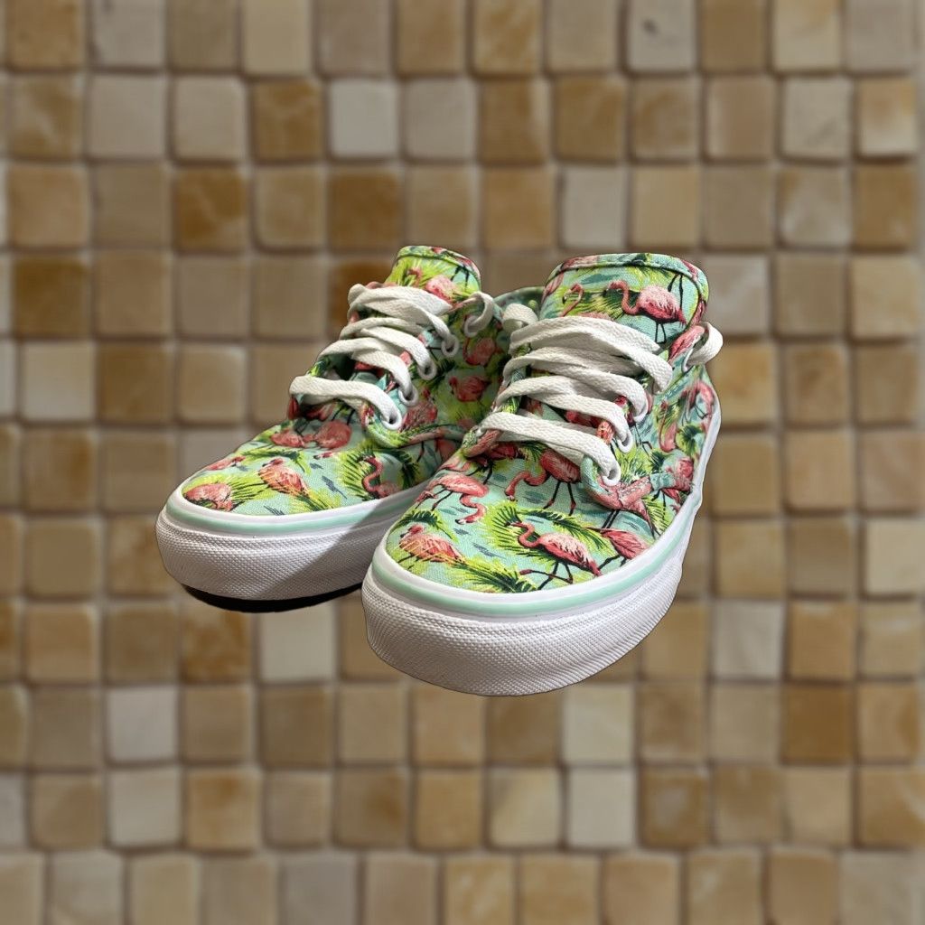 Vans VANS Women’s Low Top Sneaker size 8 Tropical Flamingo Multicolor Fabric Athletic Size US 8 / IT 38 - 1 Thumbnail