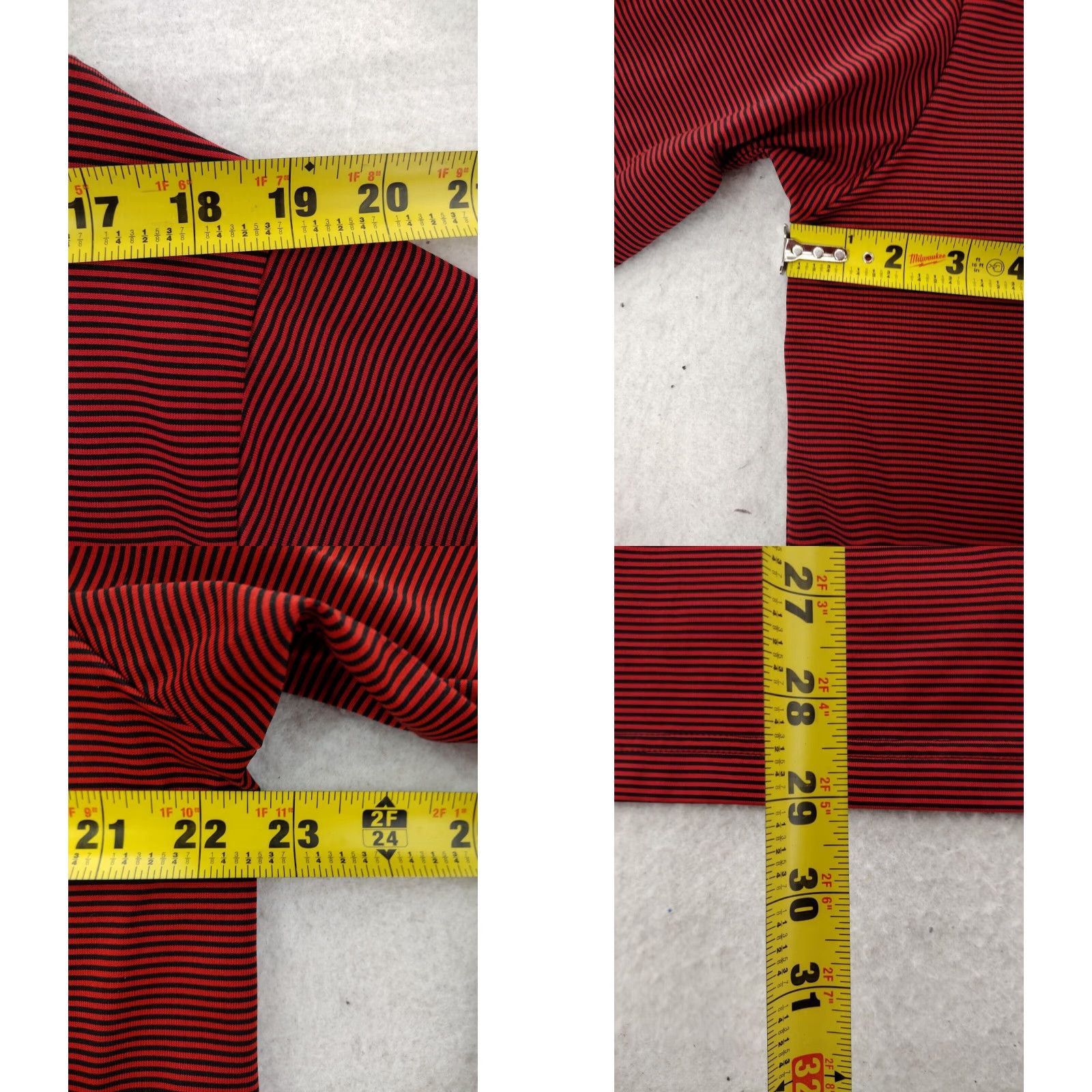 Adidas Adidas Polo Shirt Mens M Climalite Short Sleeve Red Stripes Logo Golf Shirt Size US M / EU 48-50 / 2 - 8 Thumbnail