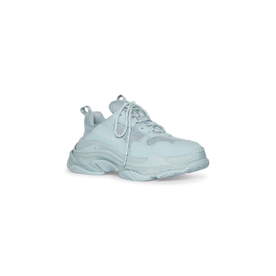 Balenciaga o1bcso1str1224 Triple S Sneakers in Blue Size US 5 / IT 35 - 2 Thumbnail
