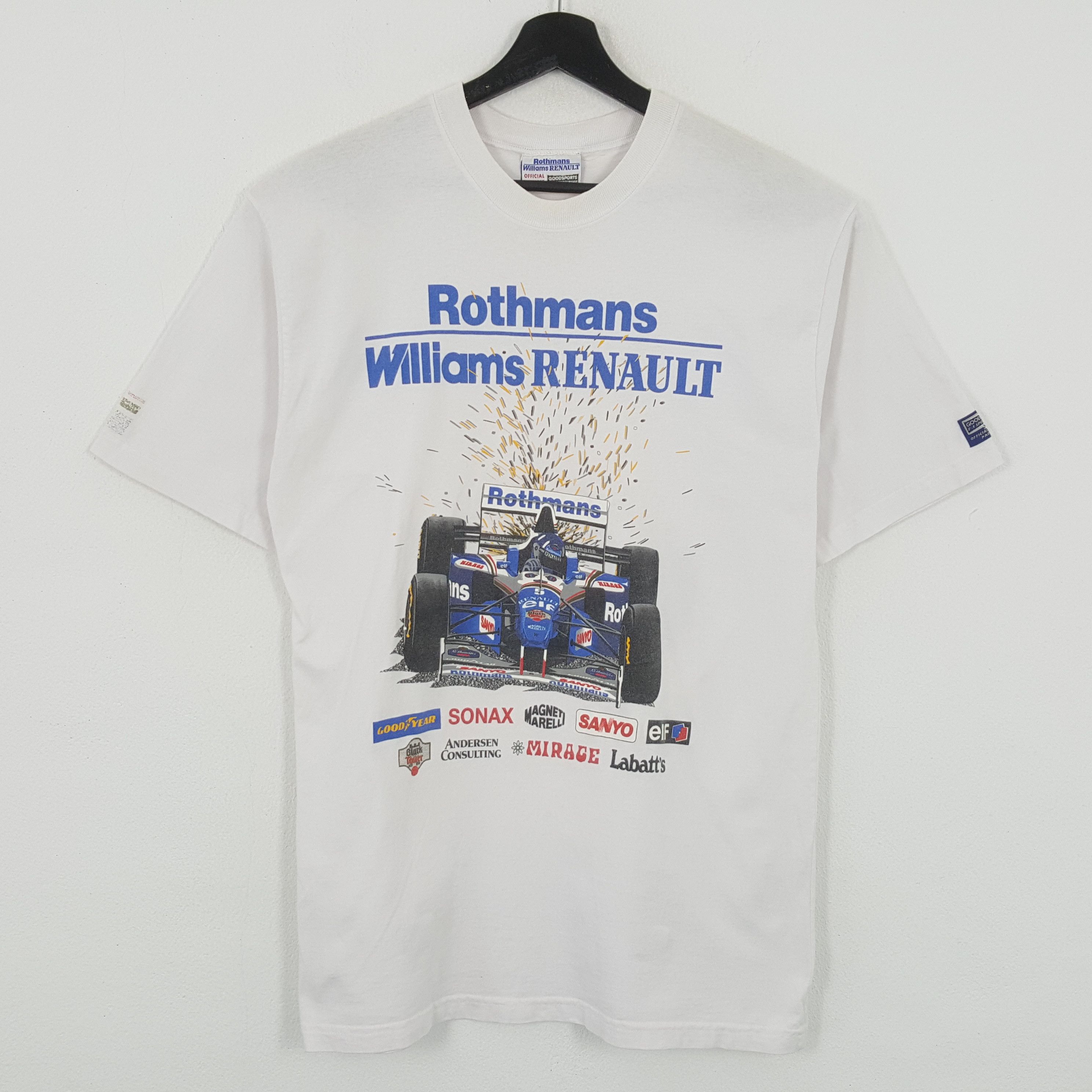 Vintage Formula 1 ROTHMANS WILLIAM RENAULT F1 Rare Tshirt Size US L / EU 52-54 / 3 - 1 Thumbnail