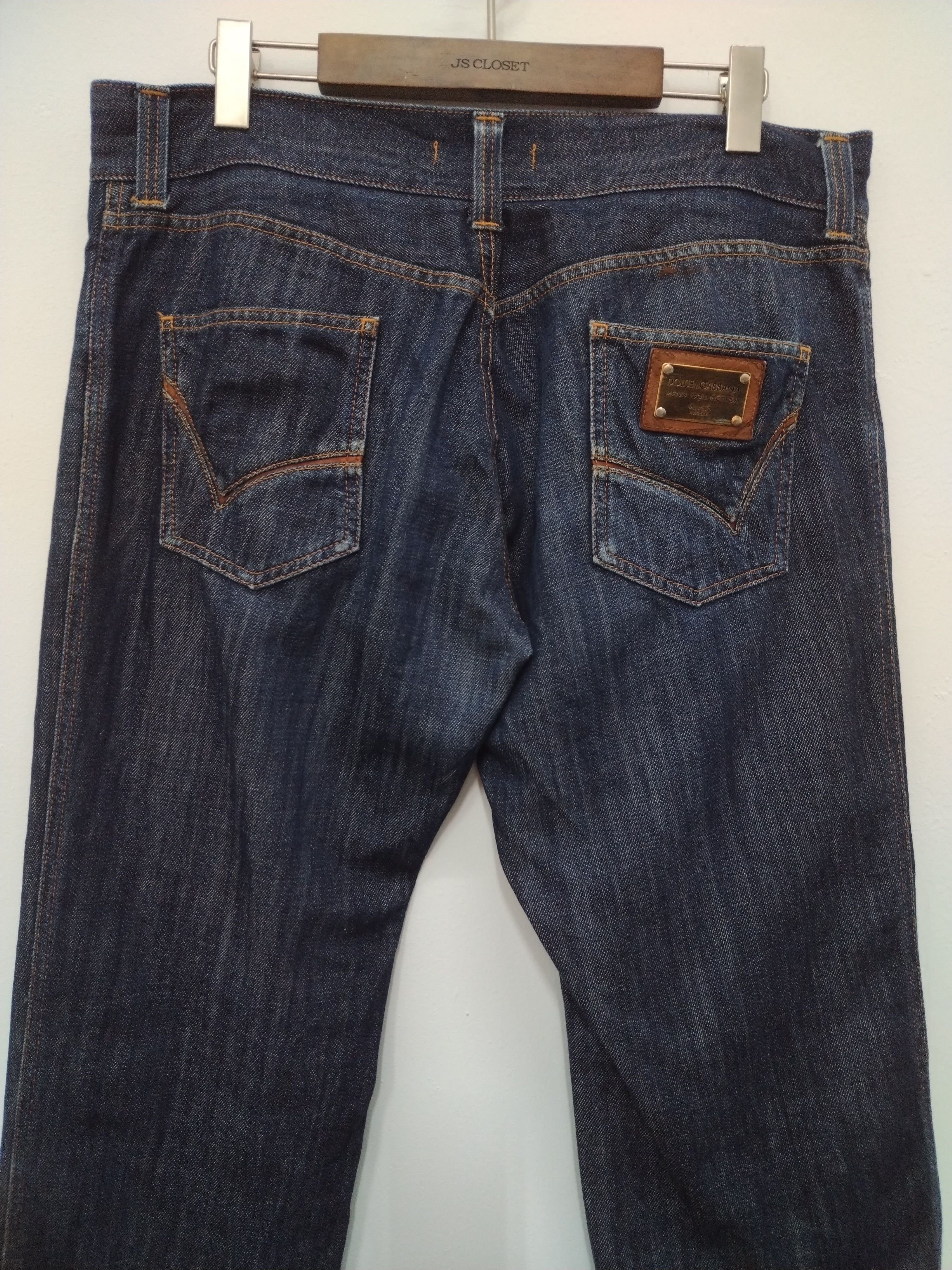 Dolce & Gabbana Iconic D&G Denim Men's Collection loose straight Size US 35 - 13 Thumbnail