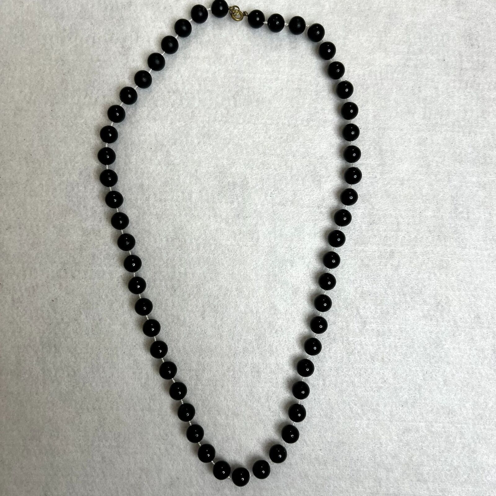 Other Vintage Black Beaded Necklace Size ONE SIZE - 2 Thumbnail