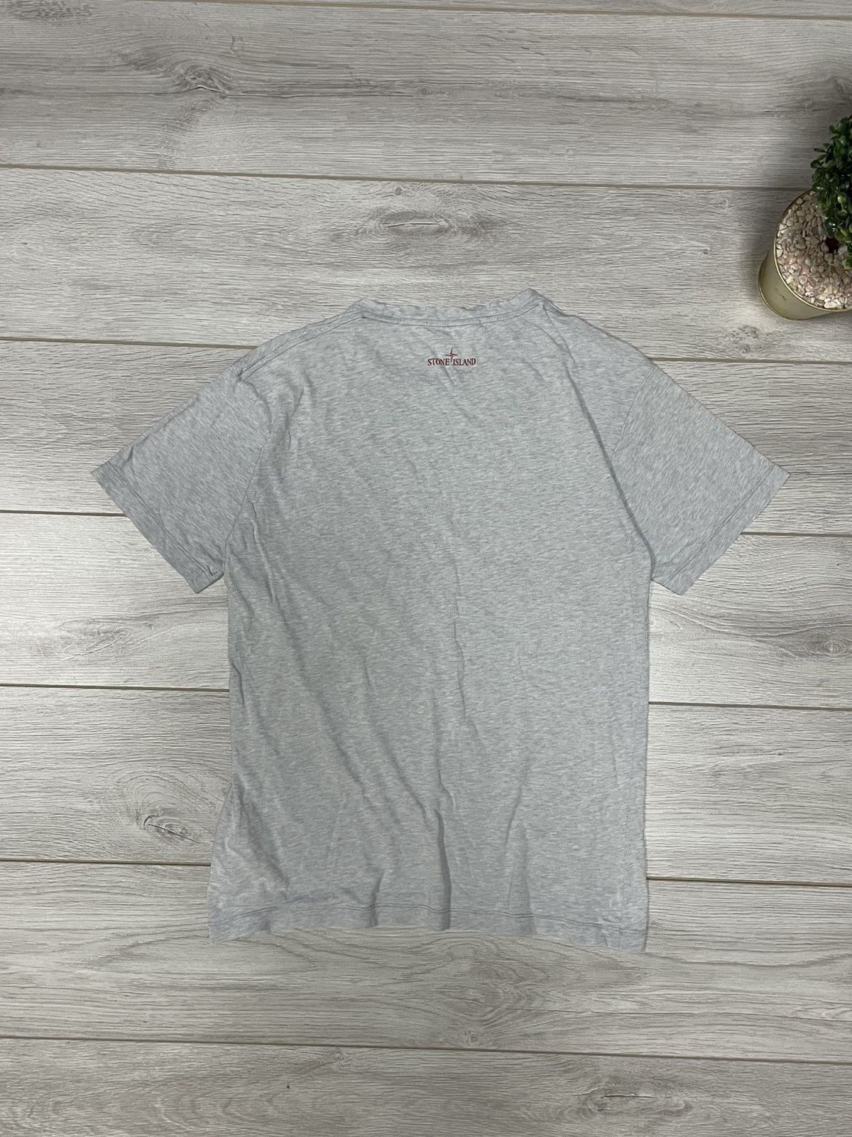 Stone Island Stone Island big logo compass vintage distressed shirt Size US L / EU 52-54 / 3 - 8 Thumbnail