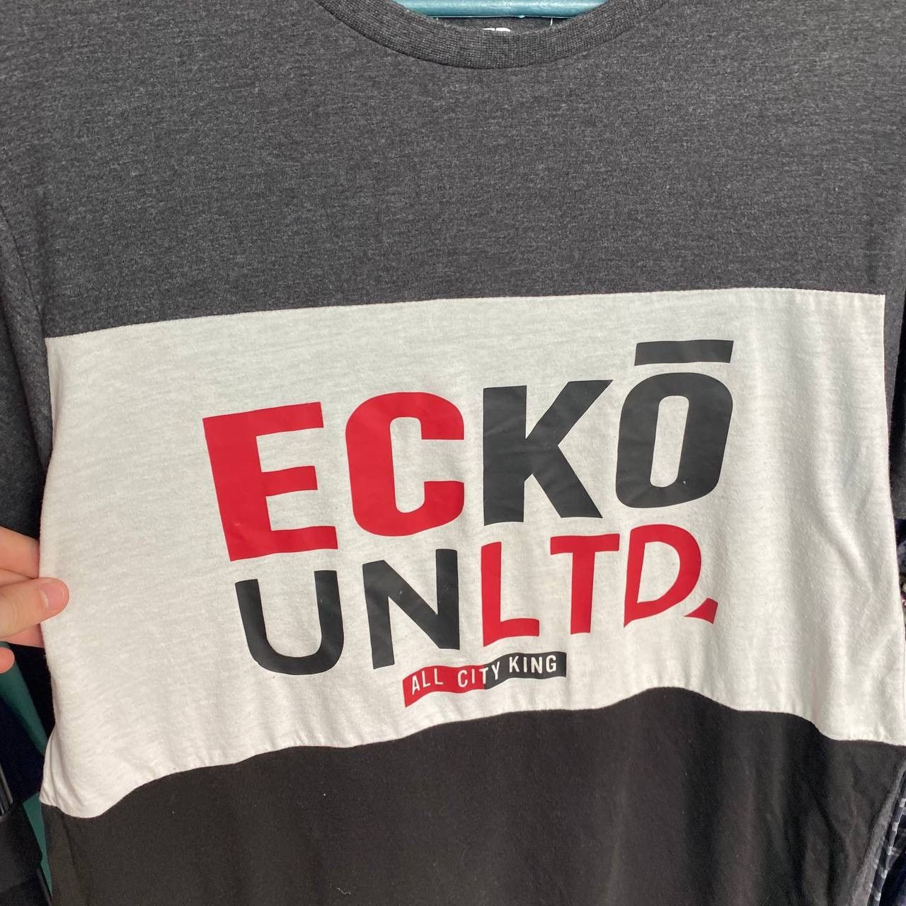 Ecko Unltd. × Japanese Brand Men’s Ecko Unlimited Big Logo Japanese style y2k tee Size US XL / EU 56 / 4 - 2 Thumbnail