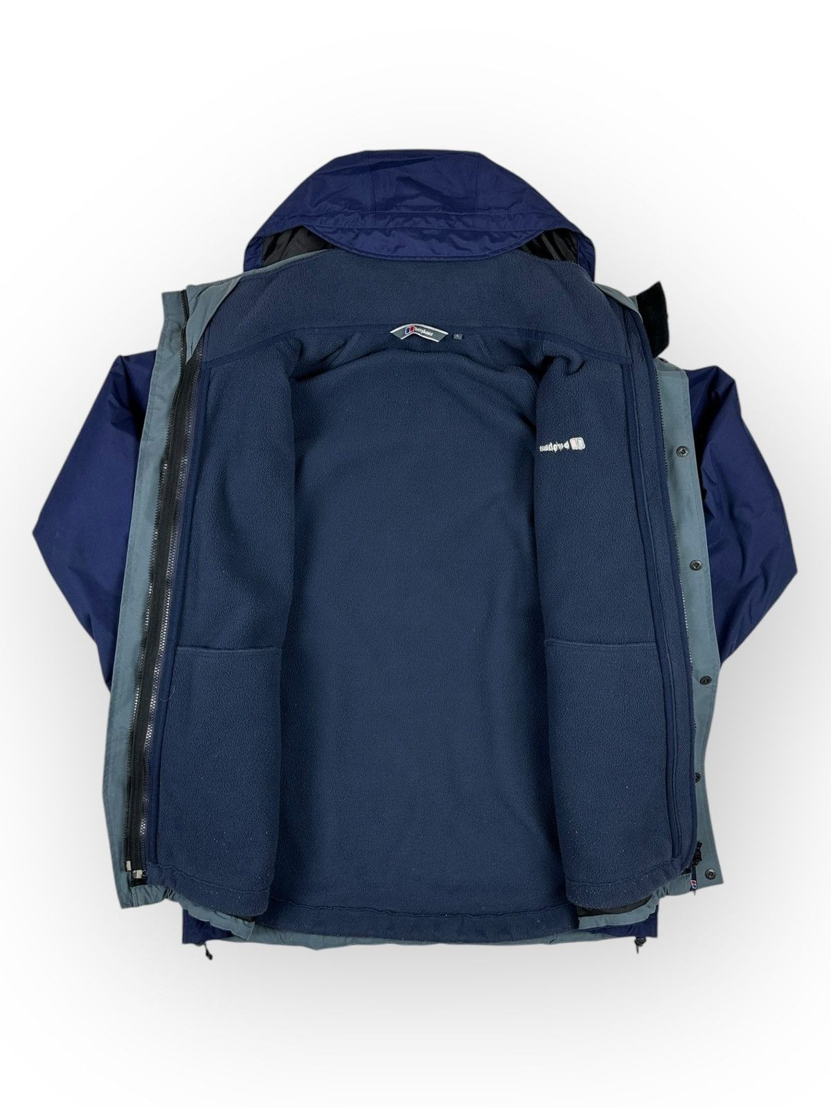 Berghaus Berghaus 3-in-1 Vintage Outdoor Jacket Men’s L Navy 2000s Size US L / EU 52-54 / 3 - 3 Thumbnail