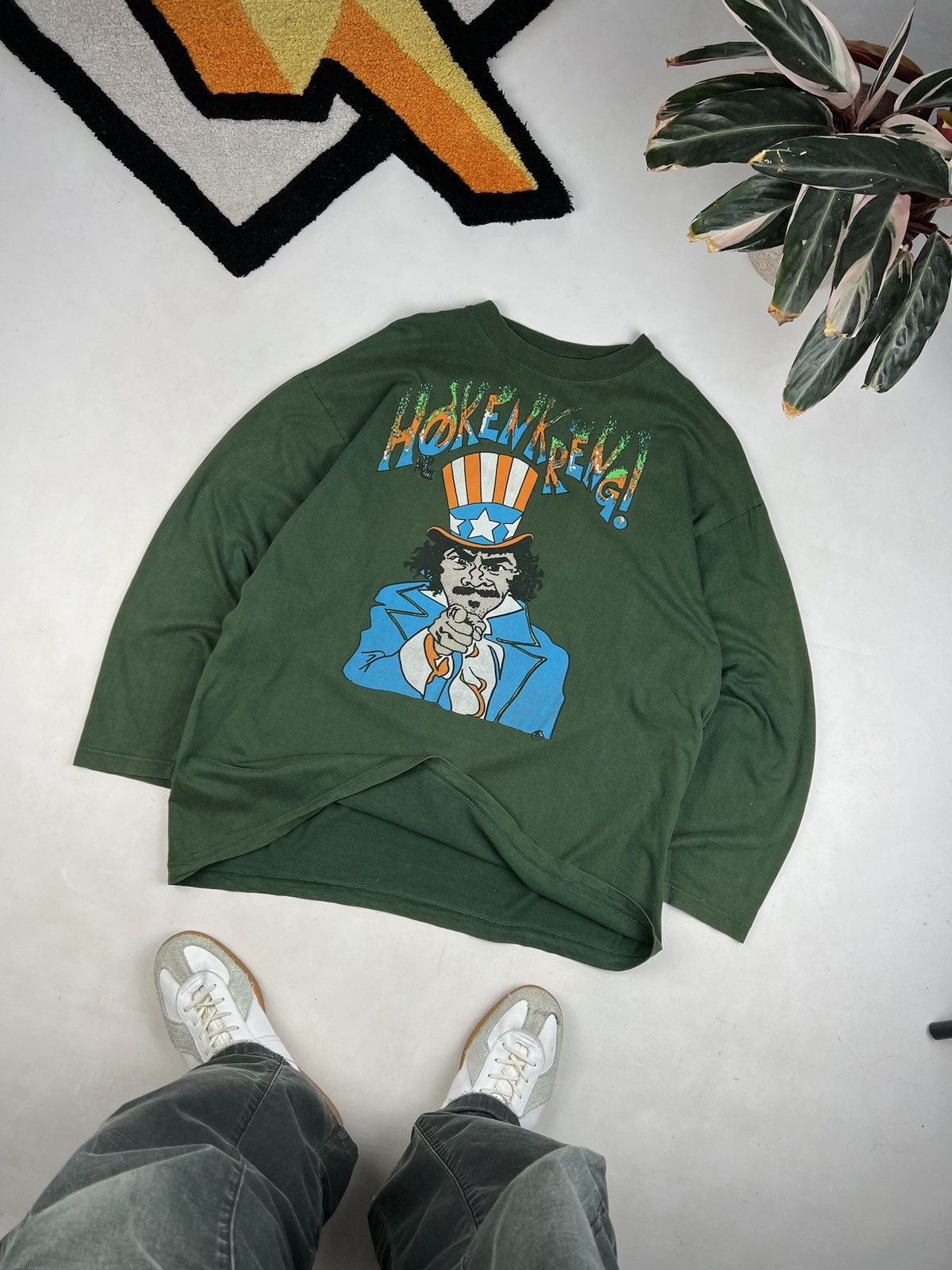 Band Tees × Vintage Vintage 1998 Normaal tour t-shirt Hoken Kreng long sleeve Size US XL / EU 56 / 4 - 4 Thumbnail