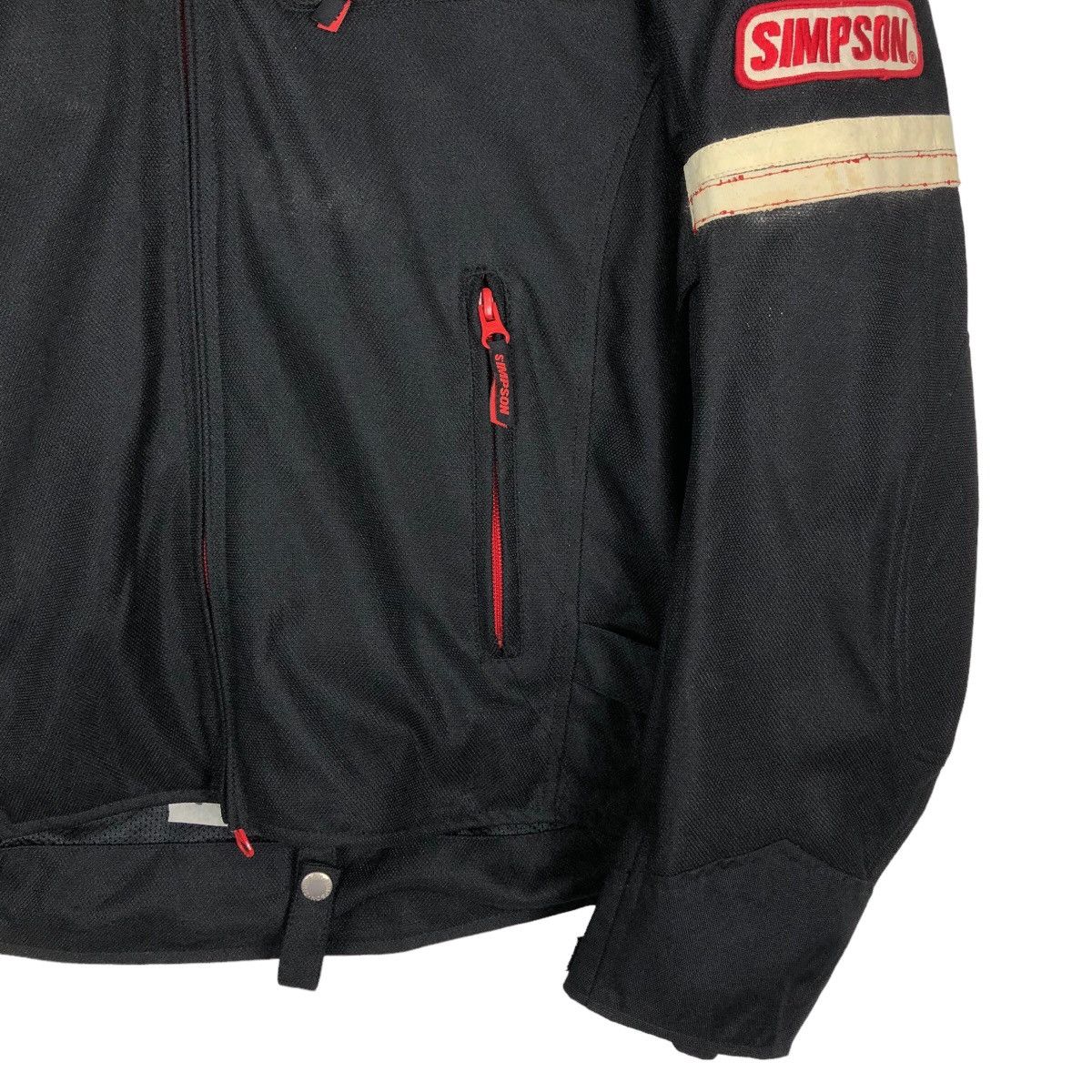 Hein Gericke 🔥Vintage Biker Jacket Racing Simpson Big Logo Safety Racer Size US L / EU 52-54 / 3 - 4 Thumbnail
