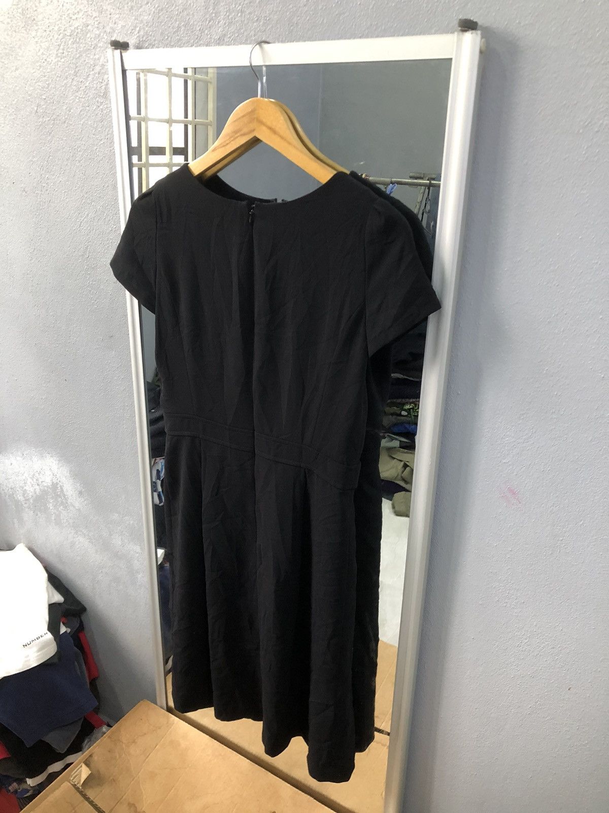 Michel Klein Michel Klein Paris Black Elegant Midi Dress Size XS / US 0-2 / IT 36-38 - 8 Thumbnail