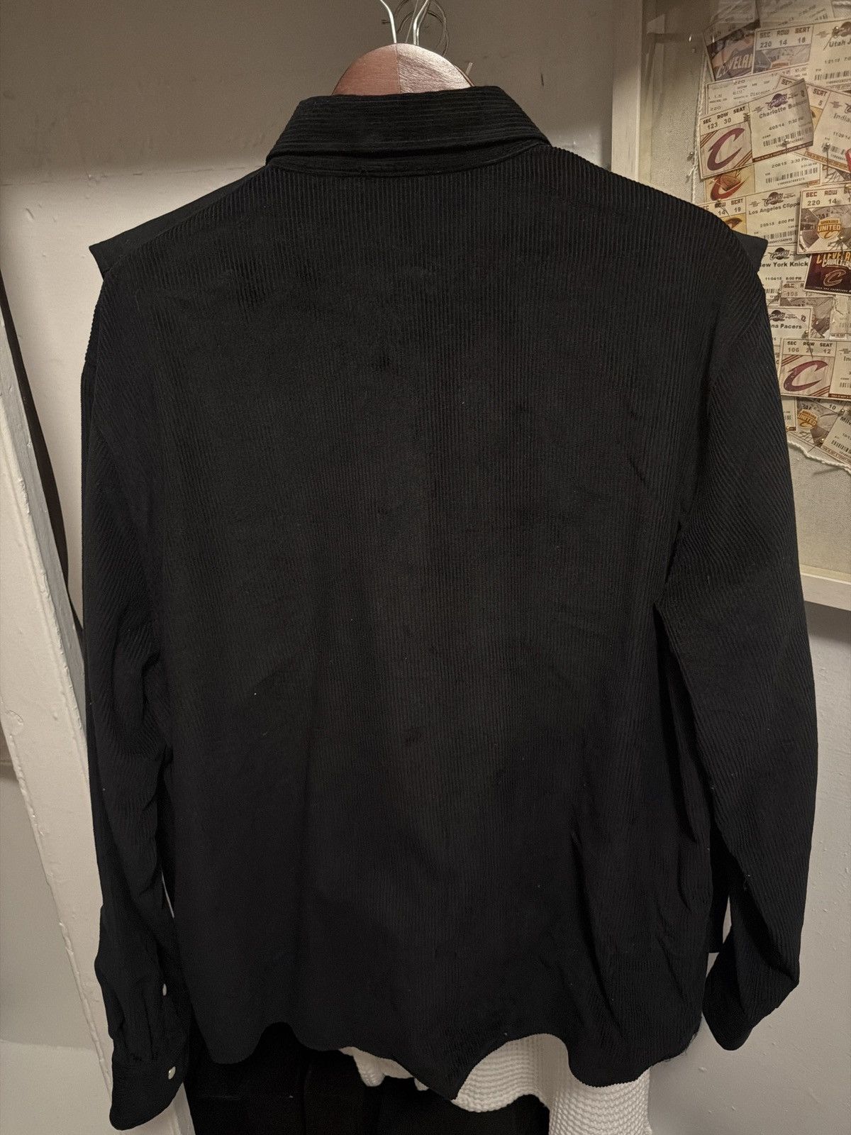 JJJJound Jjjjound black cord overshirt Size US XXL / EU 58 / 5 - 2 Thumbnail