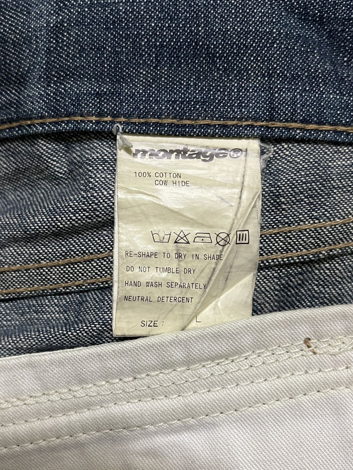 Japanese Brand × Montage Montage Denim Size US 34 / EU 50 - 20 Thumbnail
