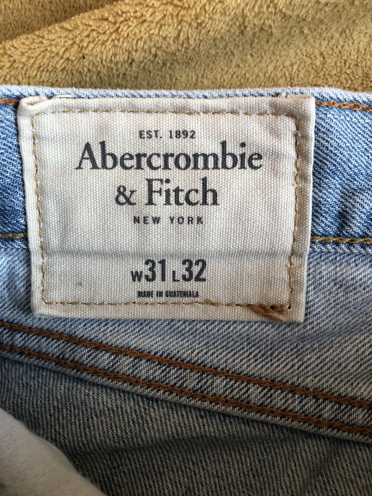 Abercrombie & Fitch ABERCROMBIE & FITCH SKINNY VINTAGE DENIM QUALITY JEANS PANTS Size US 31 - 6 Thumbnail
