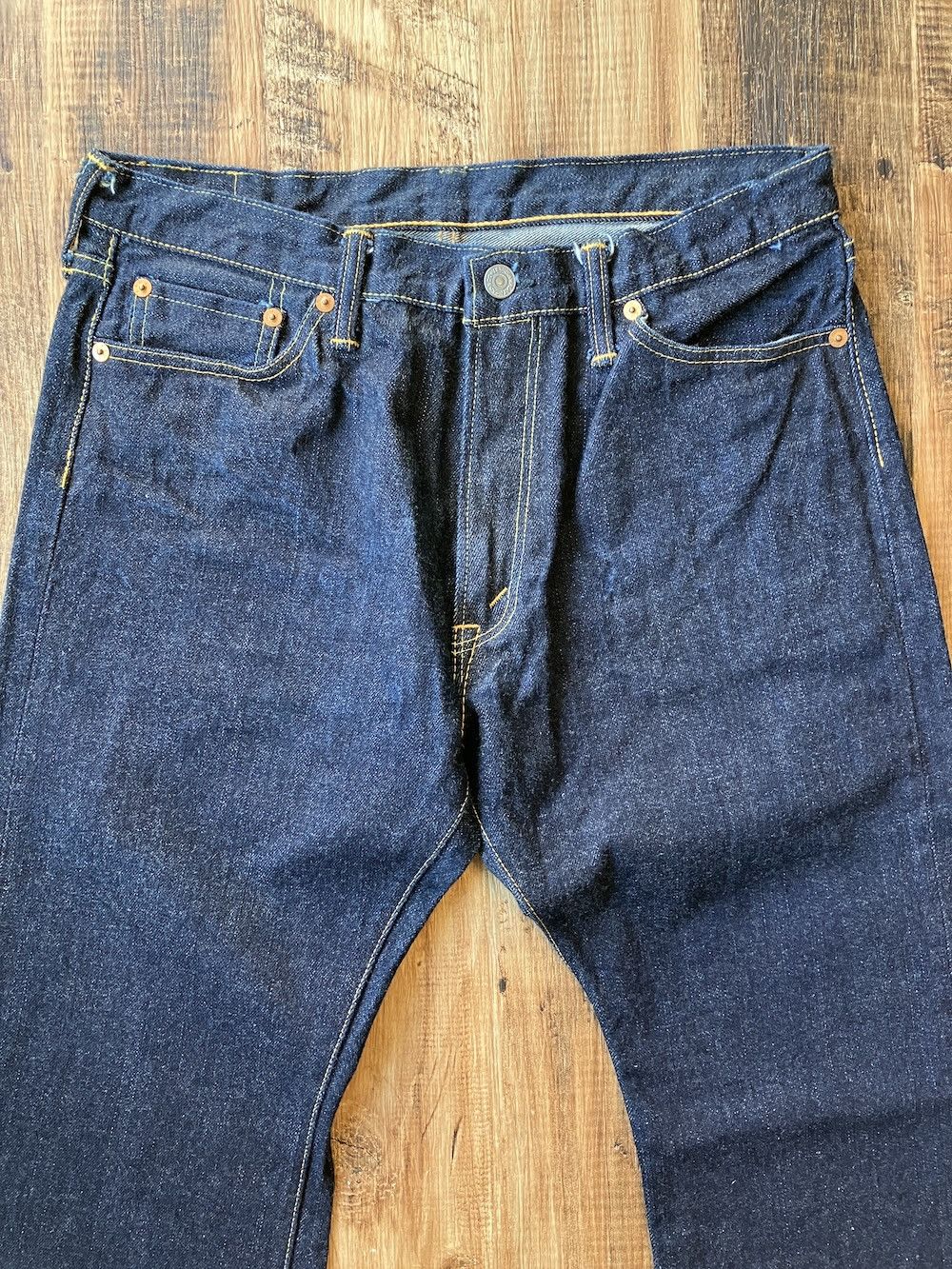 The Flat Head THE FLAT HEAD 1007 Bootcut W31 x L32 Zimbabwe cotton 14.5oz Size US 31 - 5 Thumbnail
