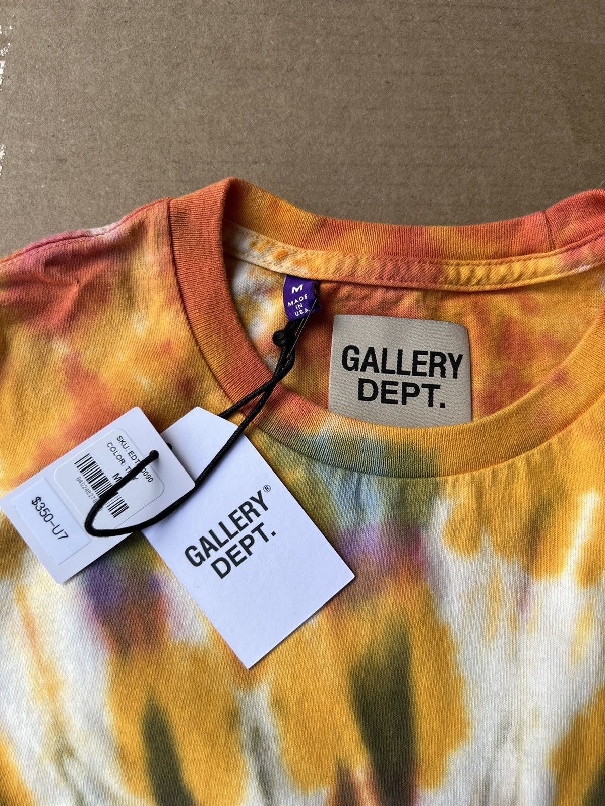 Gallery Dept. Gallery Dept. Eye Tie Dye Short Sleeve Tee Shirt Size US M / EU 48-50 / 2 - 2 Thumbnail