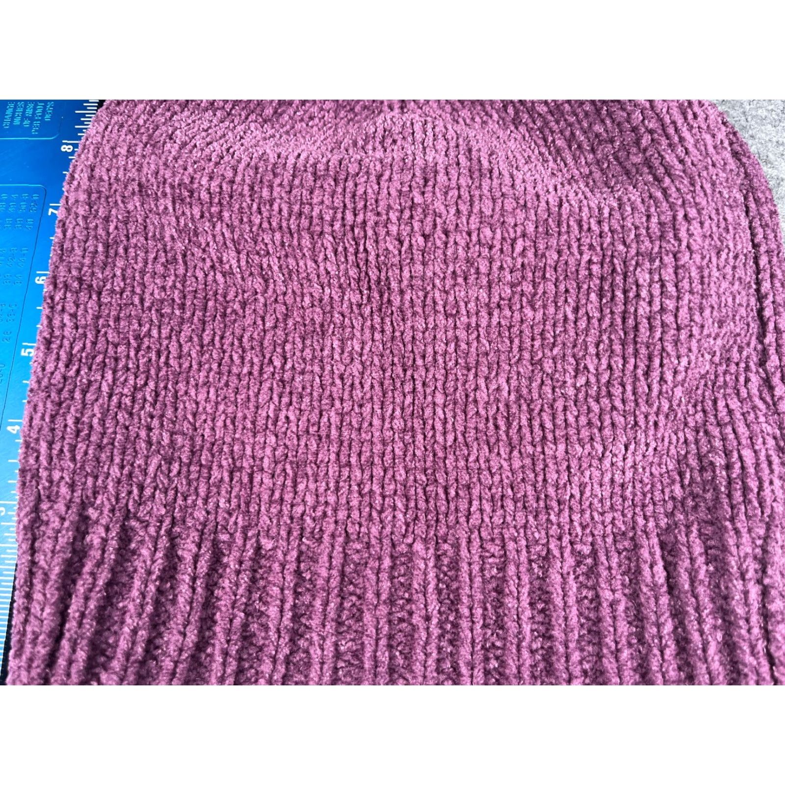 Vintage Target Hat Beanie One Size Purple Knit Polyester Rayon Blend Ski Outdoor Size ONE SIZE - 2 Thumbnail