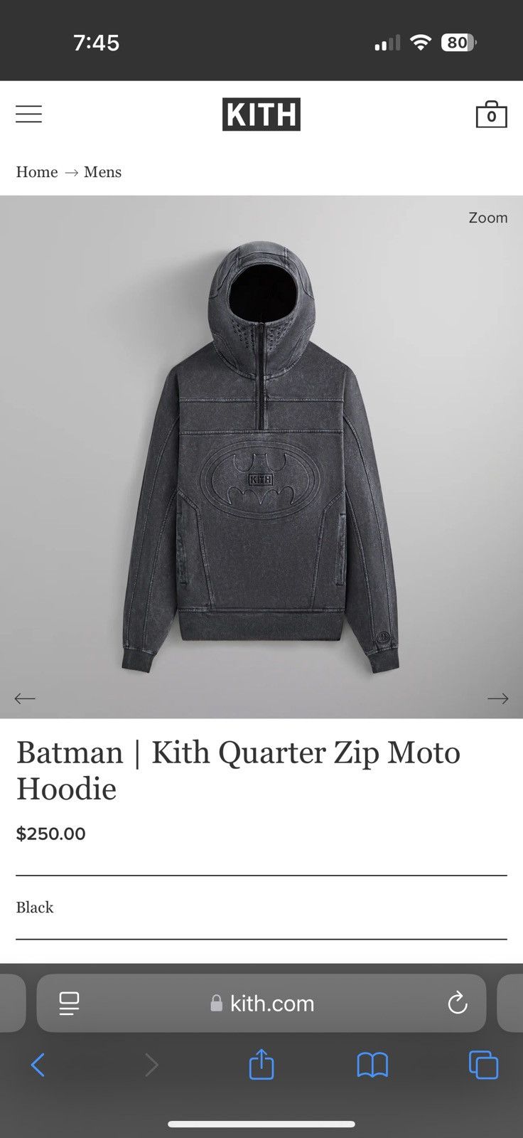 Kith Batman Kith Quarter Zip Moto Hoodie Size M | Grailed Kith Batman Kith Quarter Zip Moto Hoodie Size M | Grailed