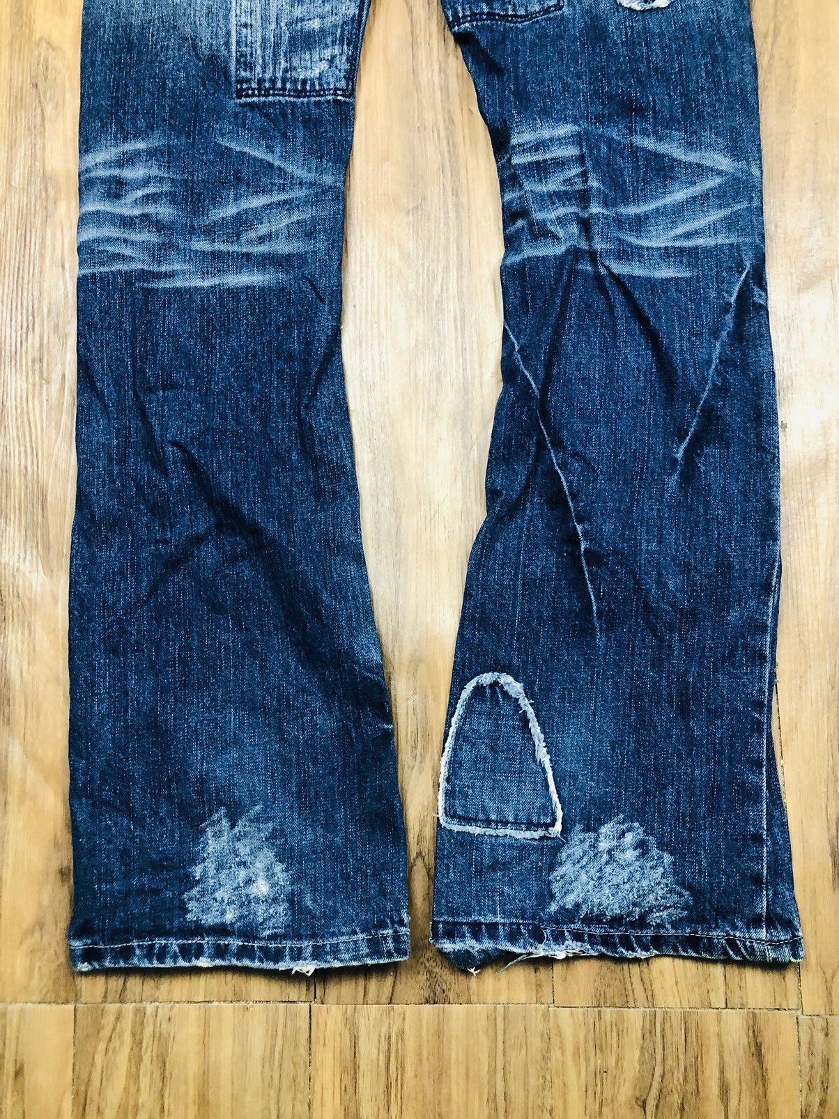 Other Ripped Patch Design Jeans (35) Size US 32 / EU 48 - 15 Thumbnail