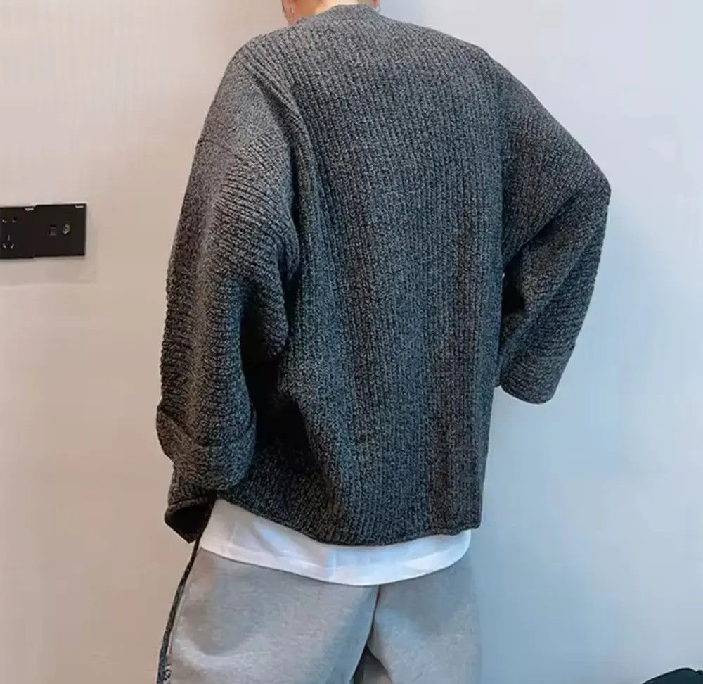 Japanese Brand Streetwear Japanese Oversize Knitted Cardigan Size US L / EU 52-54 / 3 - 5 Thumbnail