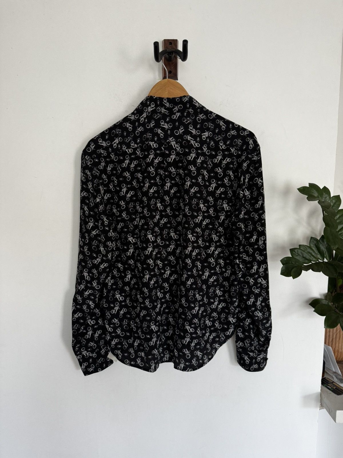 Saint Laurent Paris Silk motocross shirt Size US S / EU 44-46 / 1 - 2 Thumbnail