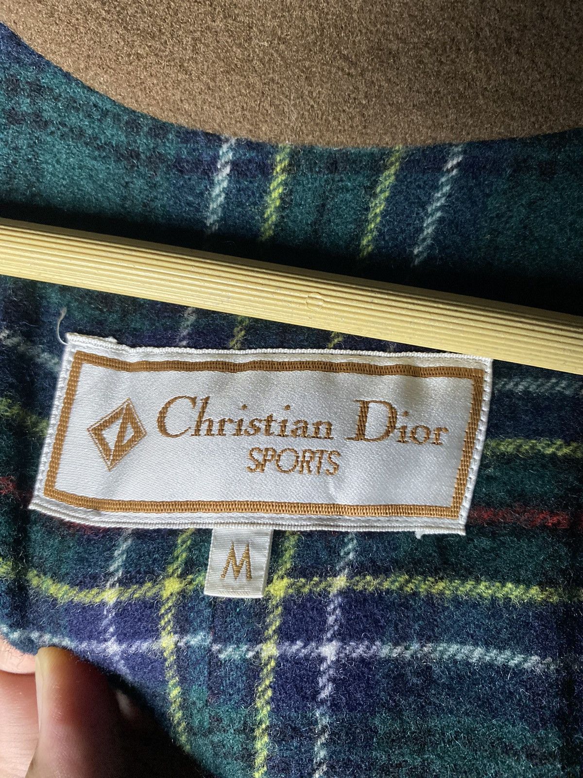 Christian Dior Monsieur Vintage 90s Brown Christian Dior Sport Wool Bomber Jacket Size US M / EU 48-50 / 2 - 9 Thumbnail