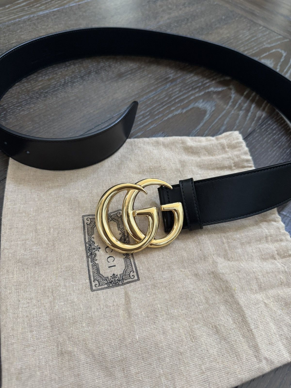 Gucci x Adidas GG Marmont Belt Black White Gold Size 90/36 Gucci x adidas GG Marmont Belt Black/White with Silver-Tone  main image 4